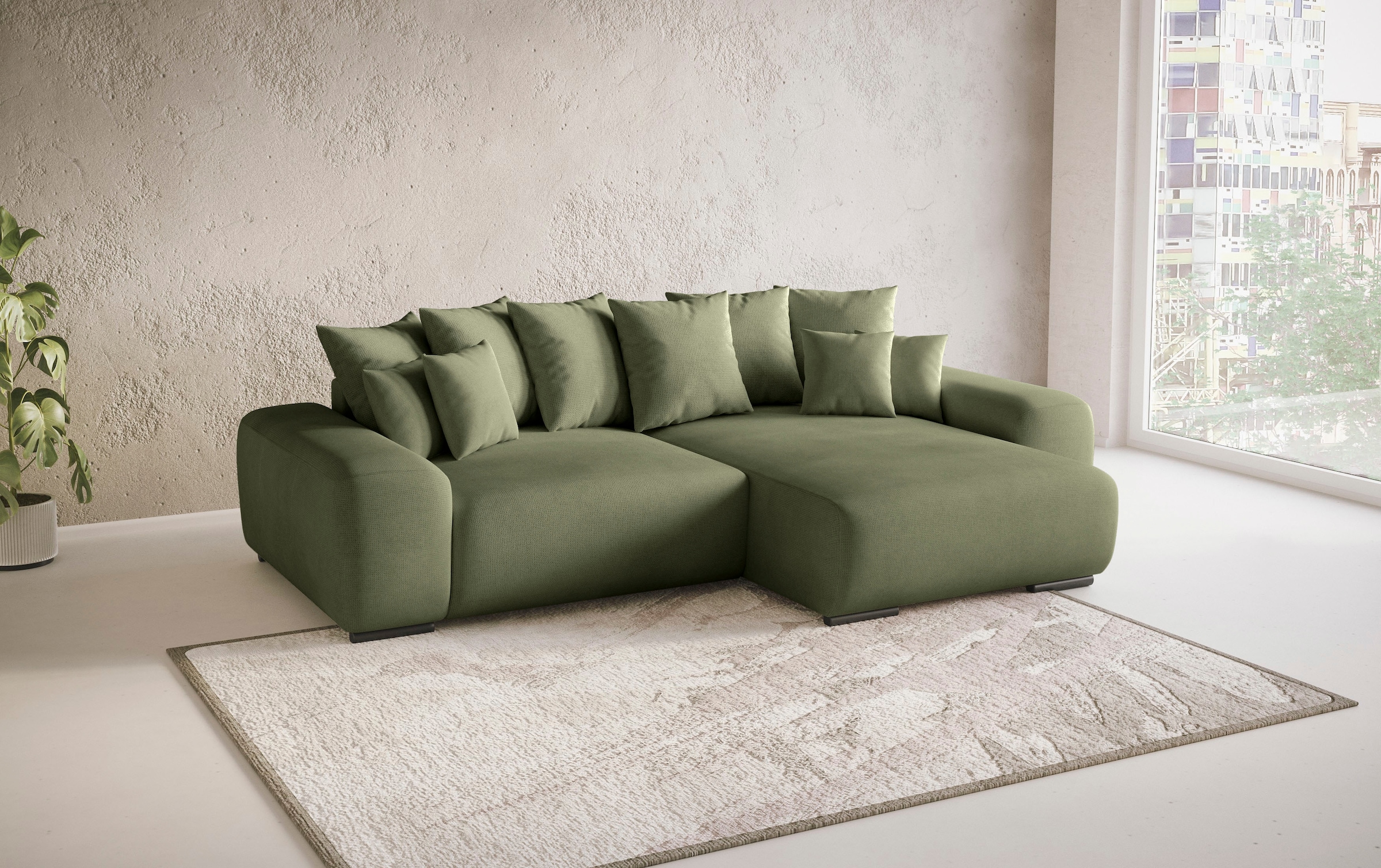 Mr. Couch Polsterecke »Sundance II«, Dauerschläfer mit EasyBett-Schlaffunktion, Bettkasten