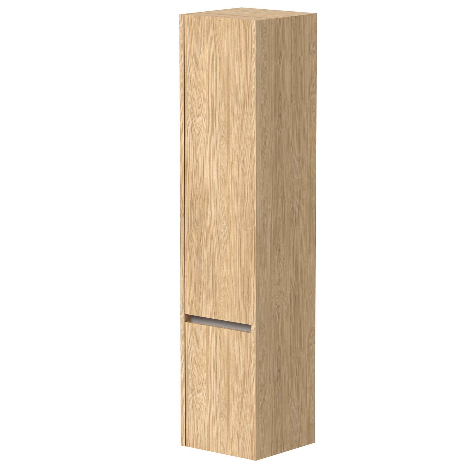 Hochschrank WELLTIME, B:35cm H:160cm T:35cmlight oak, FSC-zertifizierter Holzwerkstoff, Badezimmer, Schränke, "City, Badezimmerschrank, Badschrank,
