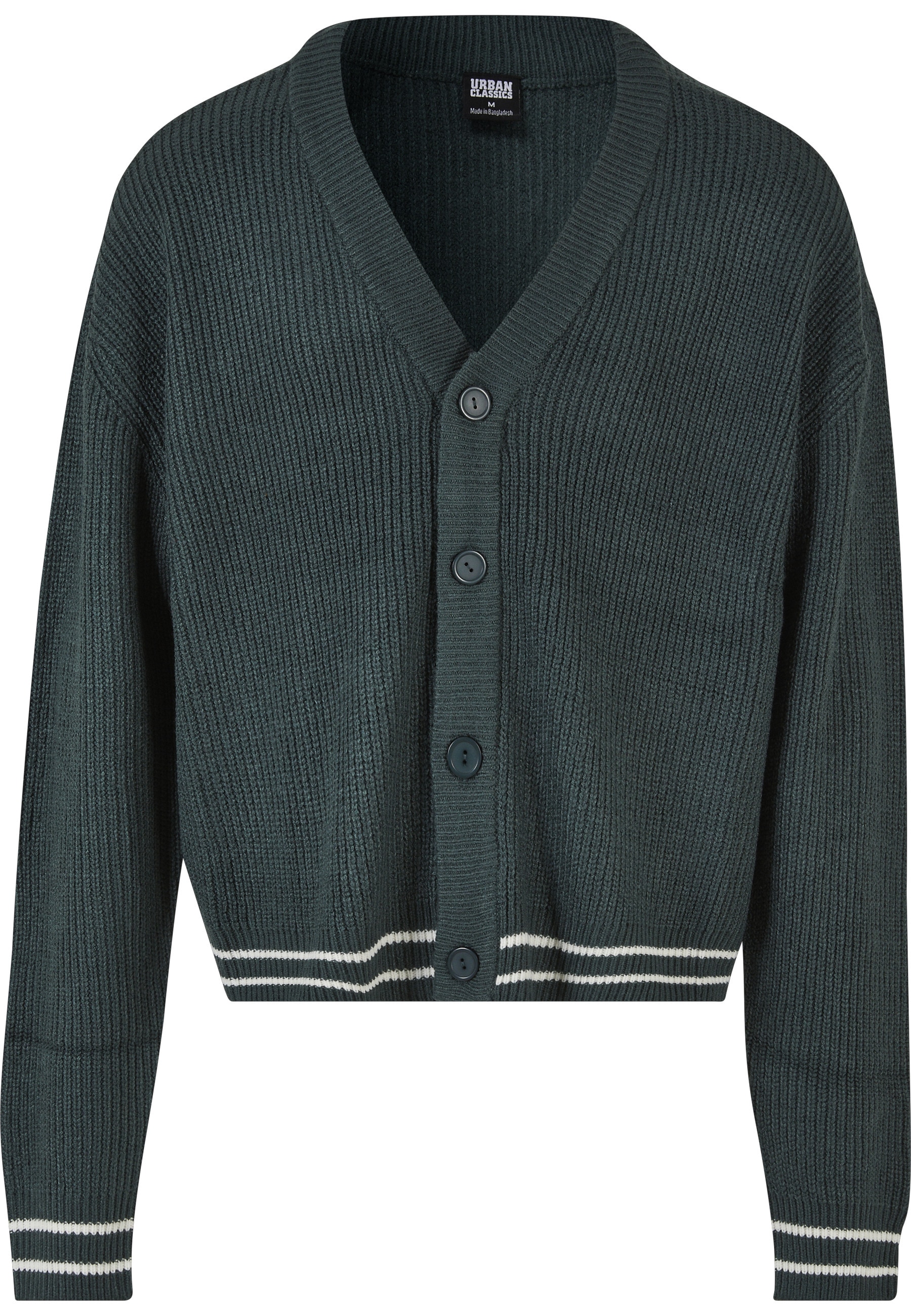 URBAN CLASSICS Cardigan "Urban Classics Herren Sporty Boxy Cardigan" 1 Stk.
