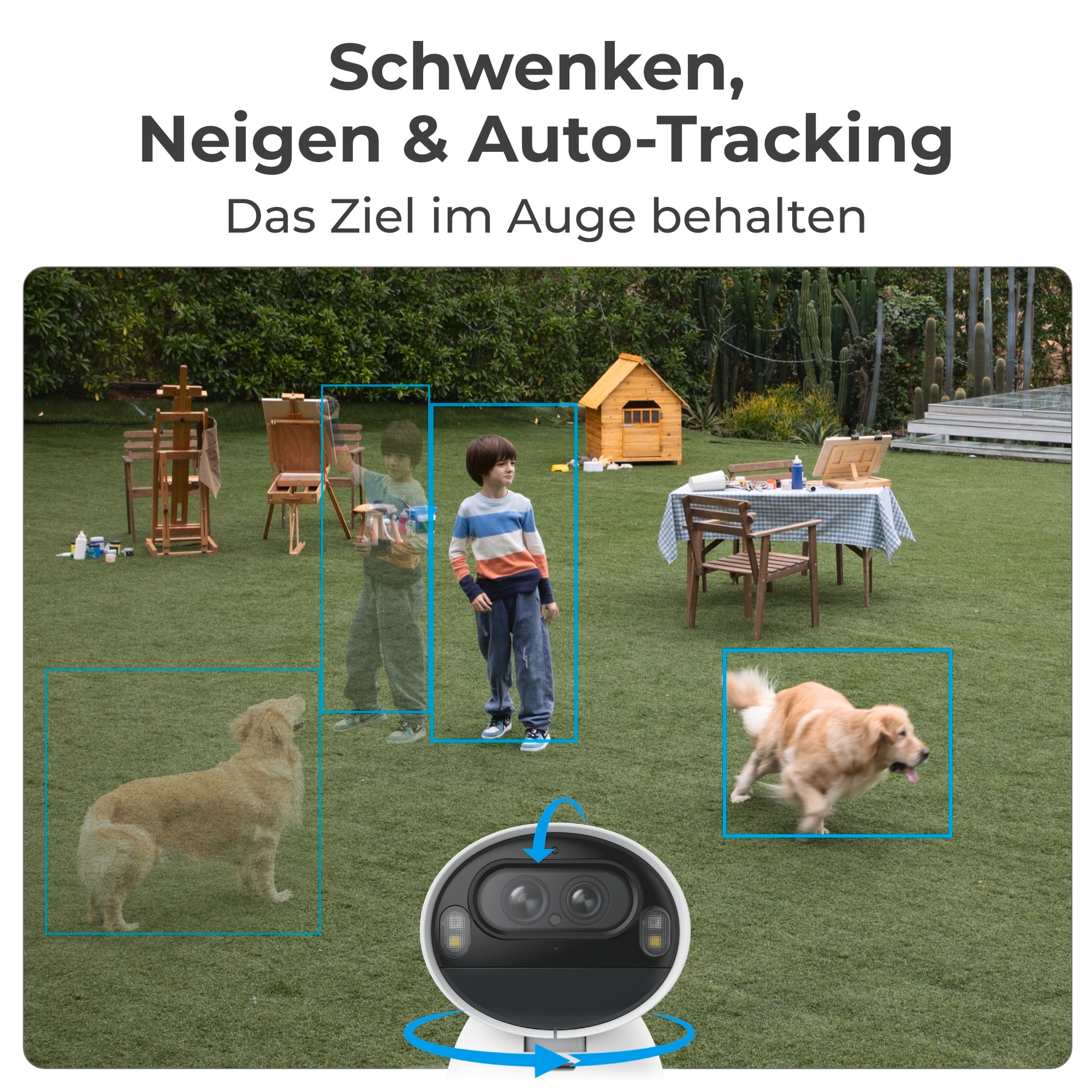 Reolink Überwachungskamera »Hub 1 + Argus Series B730 + Solarpanel«, Außenbereich