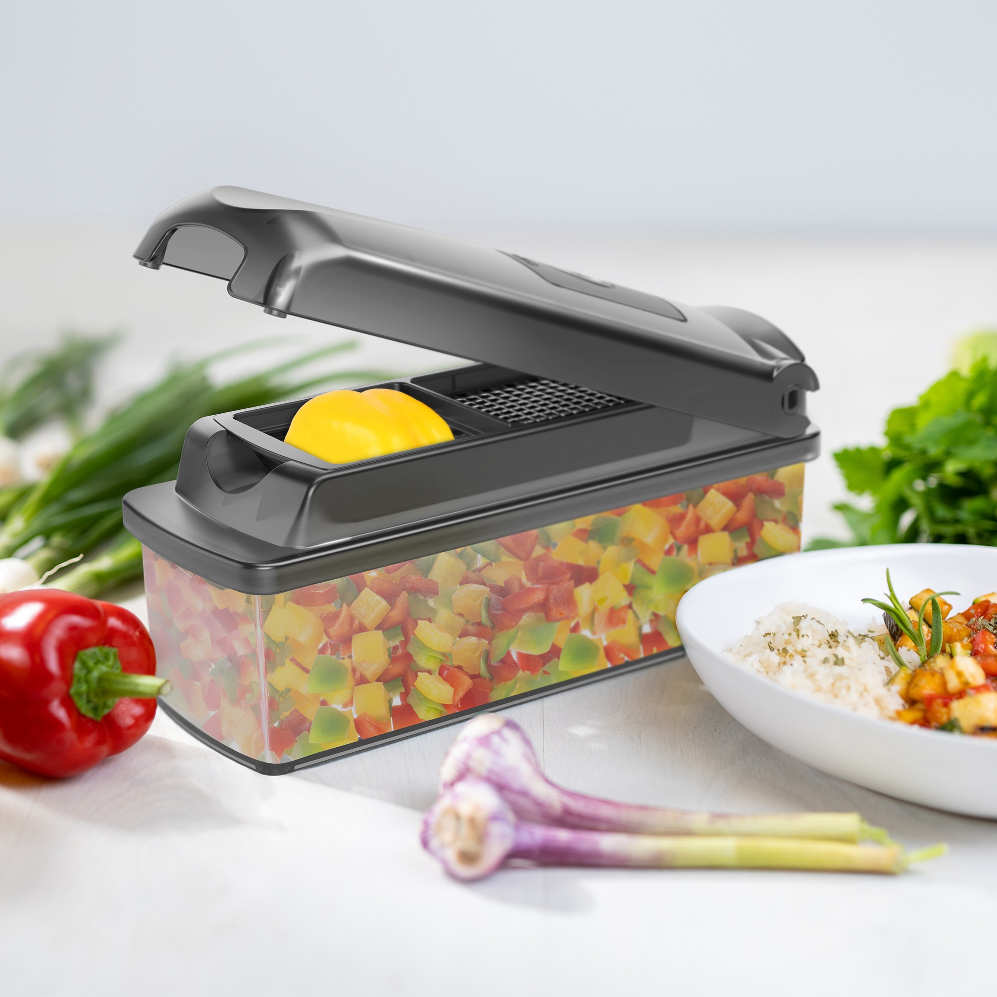 Genius Gemüseschneider "Nicer Dicer Plus Jubiläums-Edition, Set 13-tlg." Ze günstig online kaufen