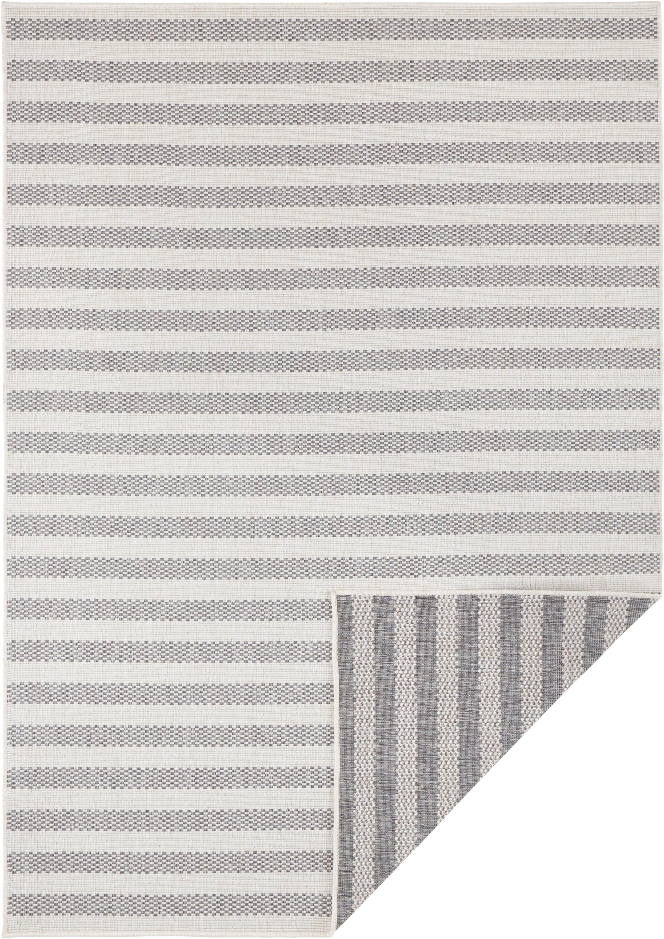 freundin Home Collection Teppich »Delilia«, rechteckig, 5 mm Höhe, In-& Outdoor, Wetterfest, Balkon, Garten, Wohnzimmer, Wasserfest
