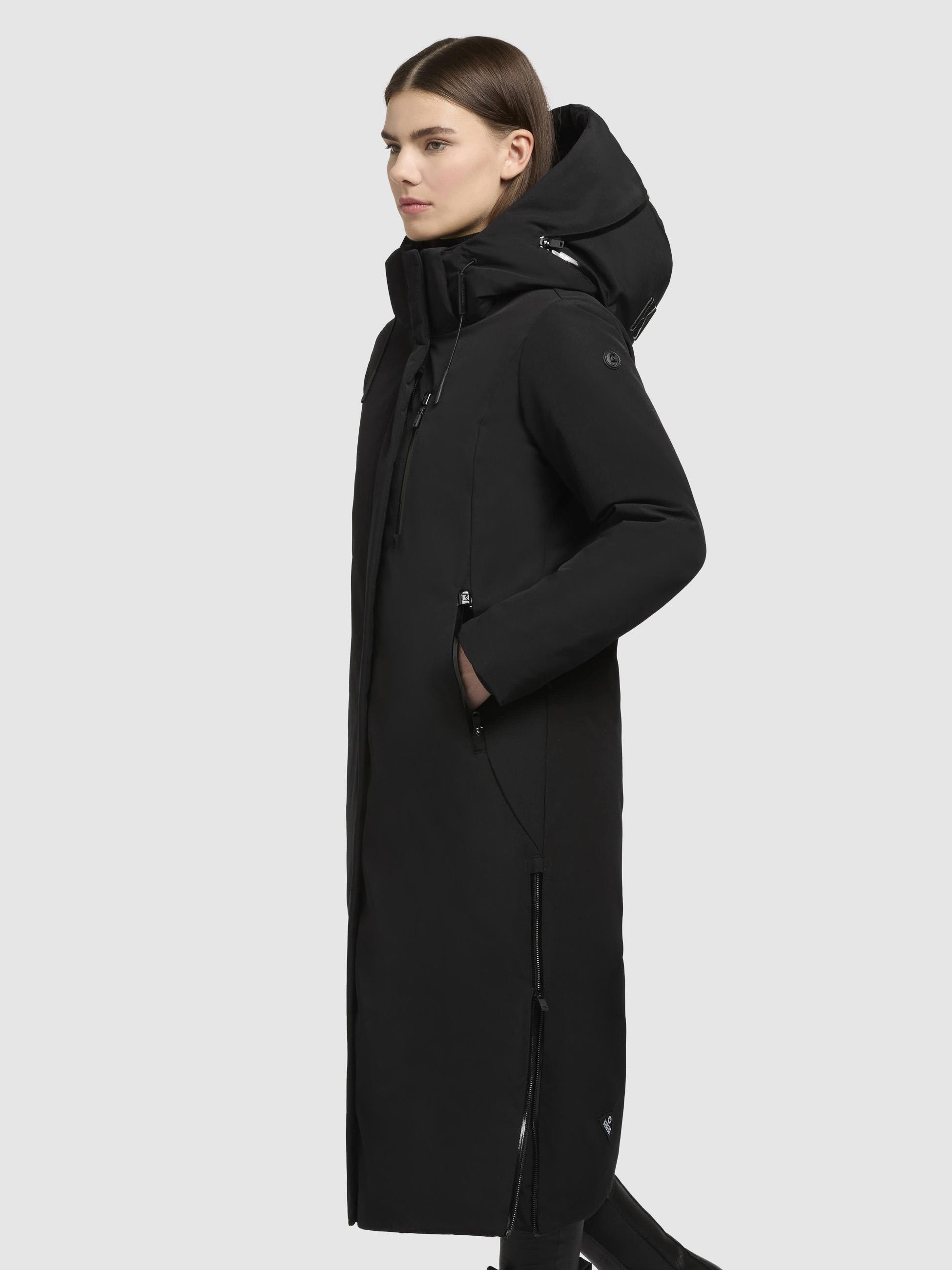 khujo Wintermantel »Lofi2«, Langer Damen Winterparka mit Kapuze