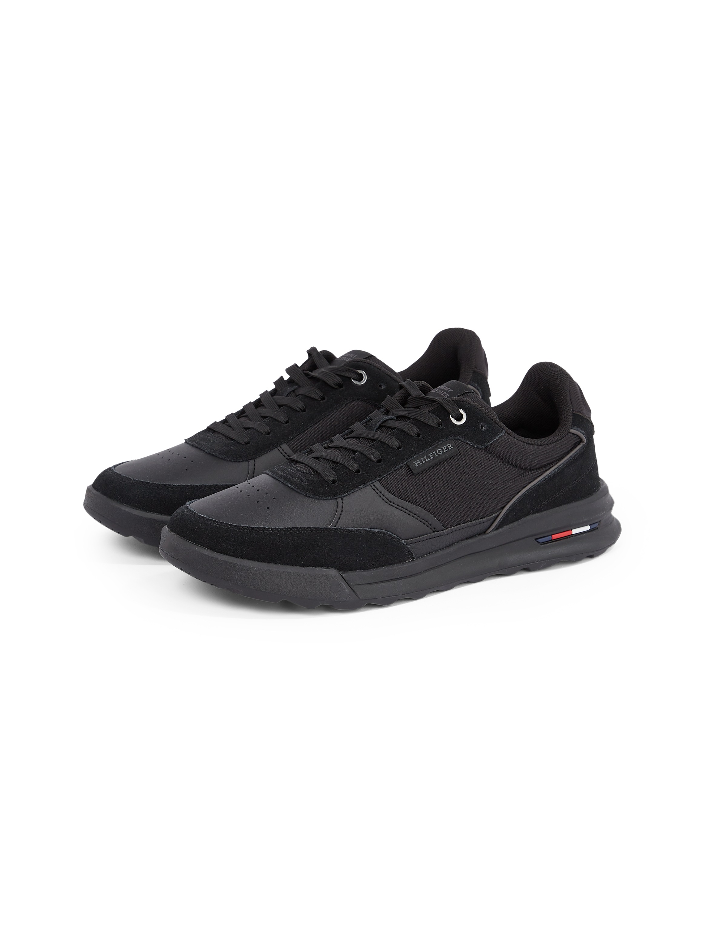 Tommy Hilfiger Sneaker "RETRO RUNNER MIX RWB", Freizeitschuh, Halbschuh, Sc günstig online kaufen