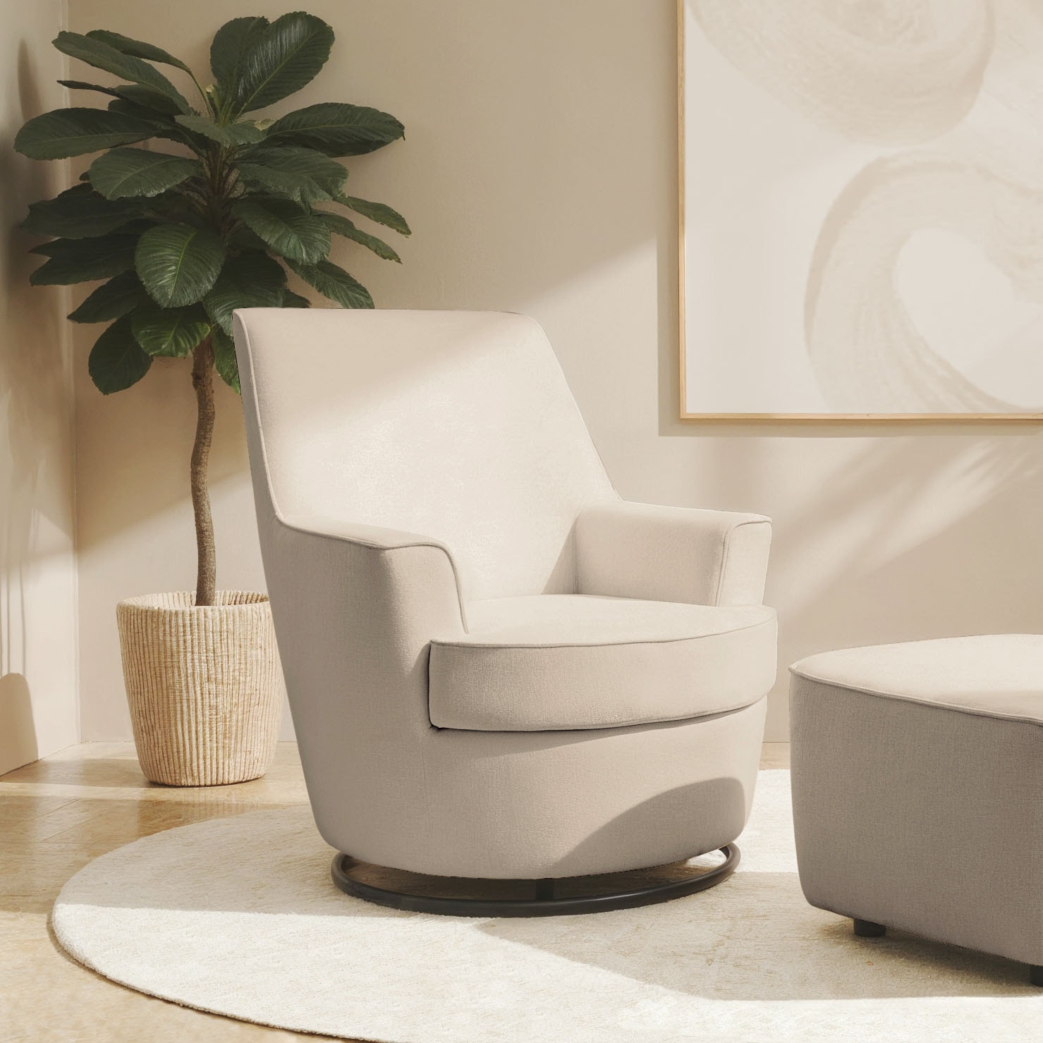 Home affaire Drehsessel "HETTY, Drehsessel mit Wippfunktion, Lese-Sessel in günstig online kaufen