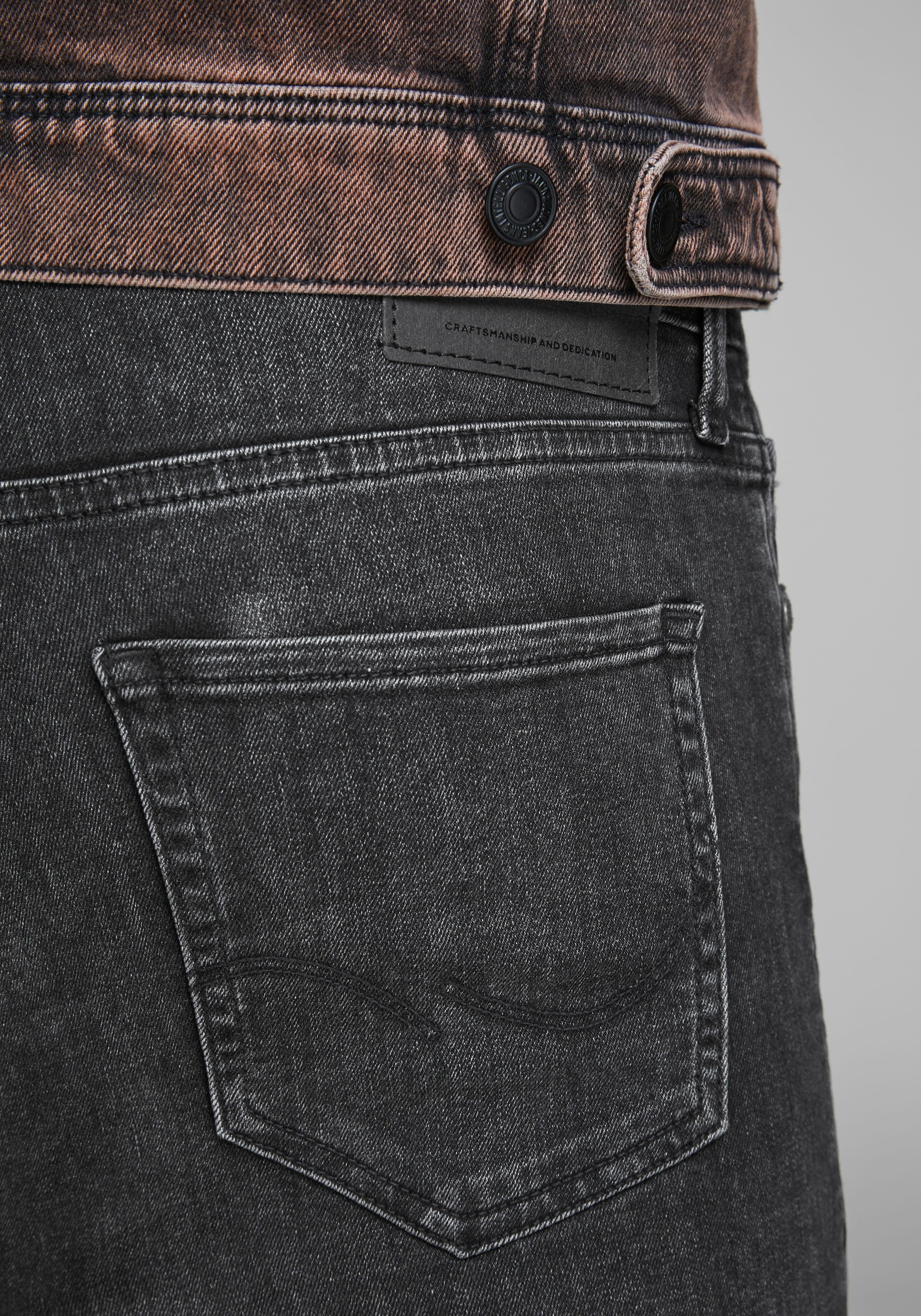 Jack & Jones Slim-fit-Jeans "JJIGLENN Slim-Fit mit Stretch und praktischer günstig online kaufen