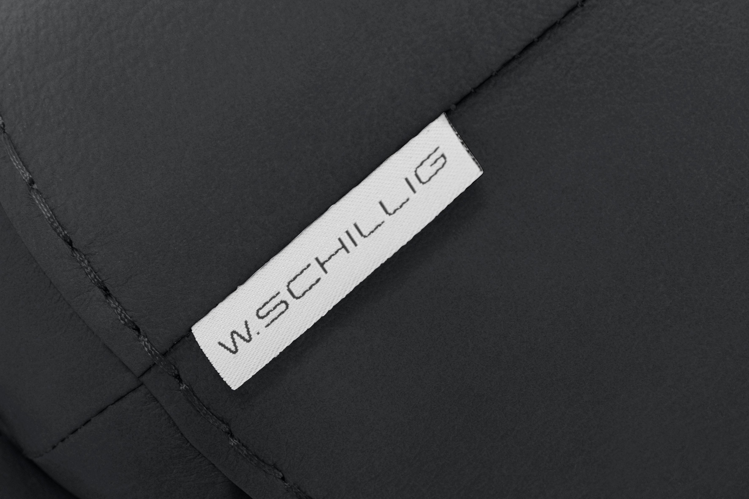 W.SCHILLIG Hocker »montanaa«, mit Metallfüßen in Schwarz pulverbeschichtet, Breite 141 cm