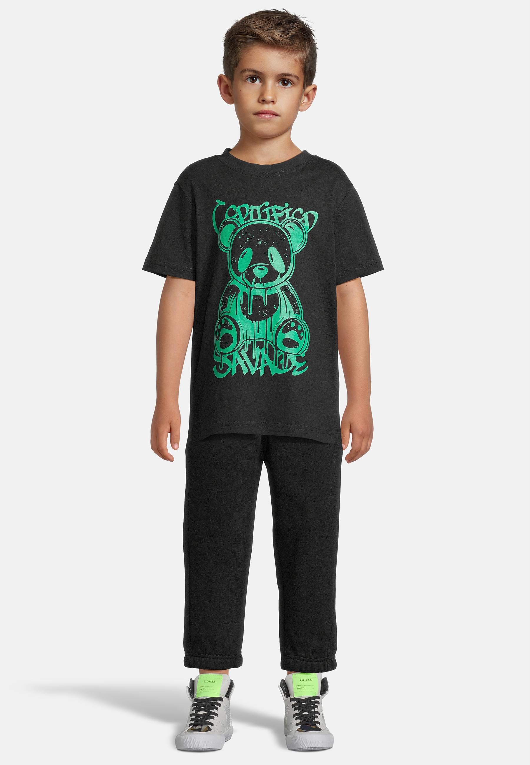 URBAN CLASSICS T-Shirt »Urban Classics Savage Teddy Tee«, (1 tlg.)