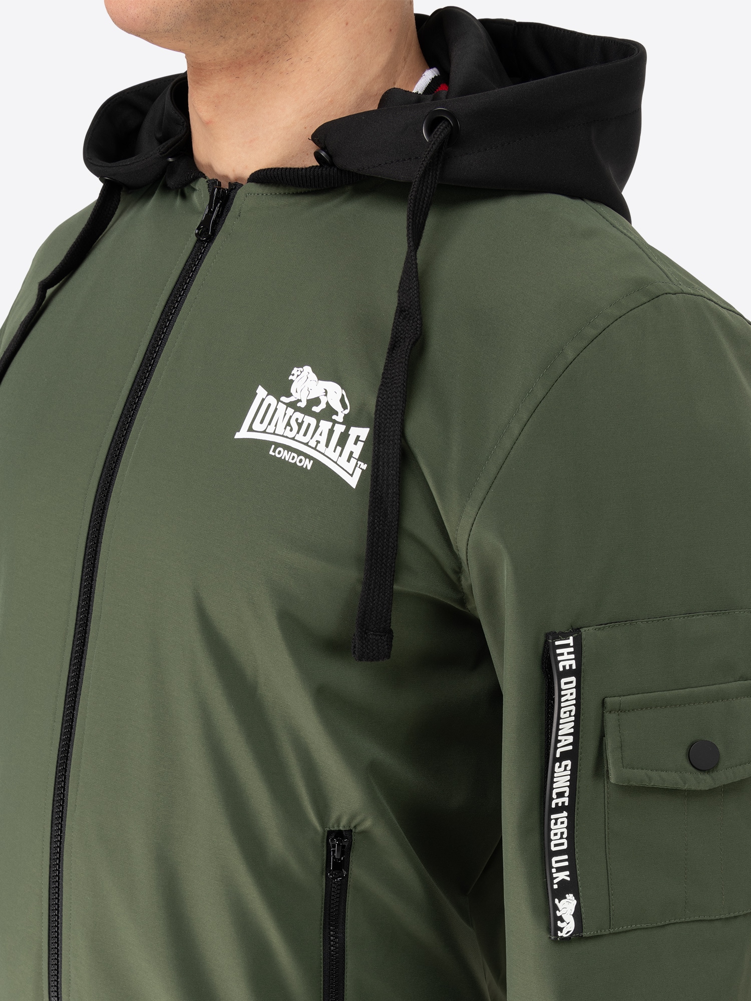 Lonsdale Bomberjacke »H Jacke«, mit Kapuze