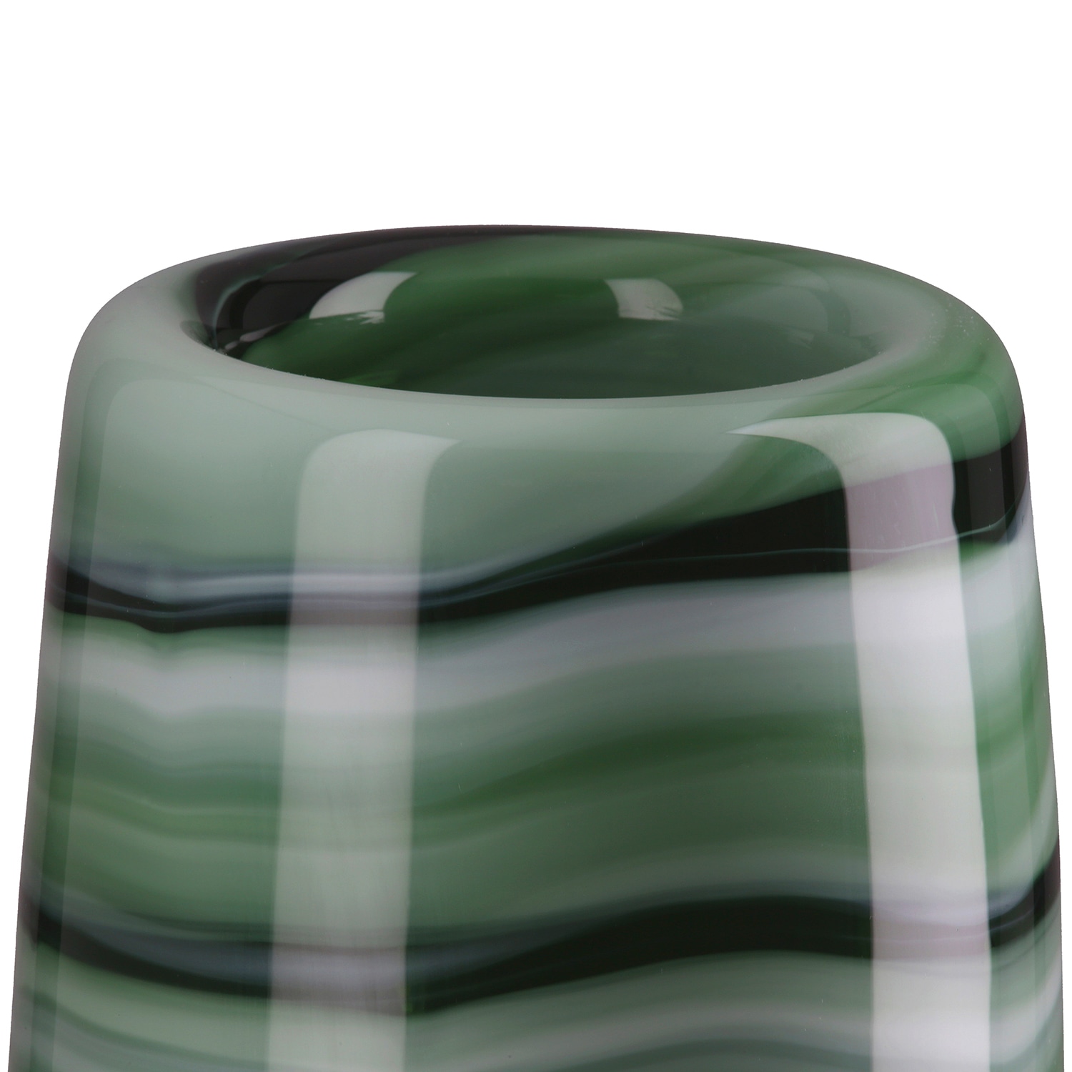 GILDE Tischvase »Verde« handgearbeitet, mundgeblasen, wasserdicht