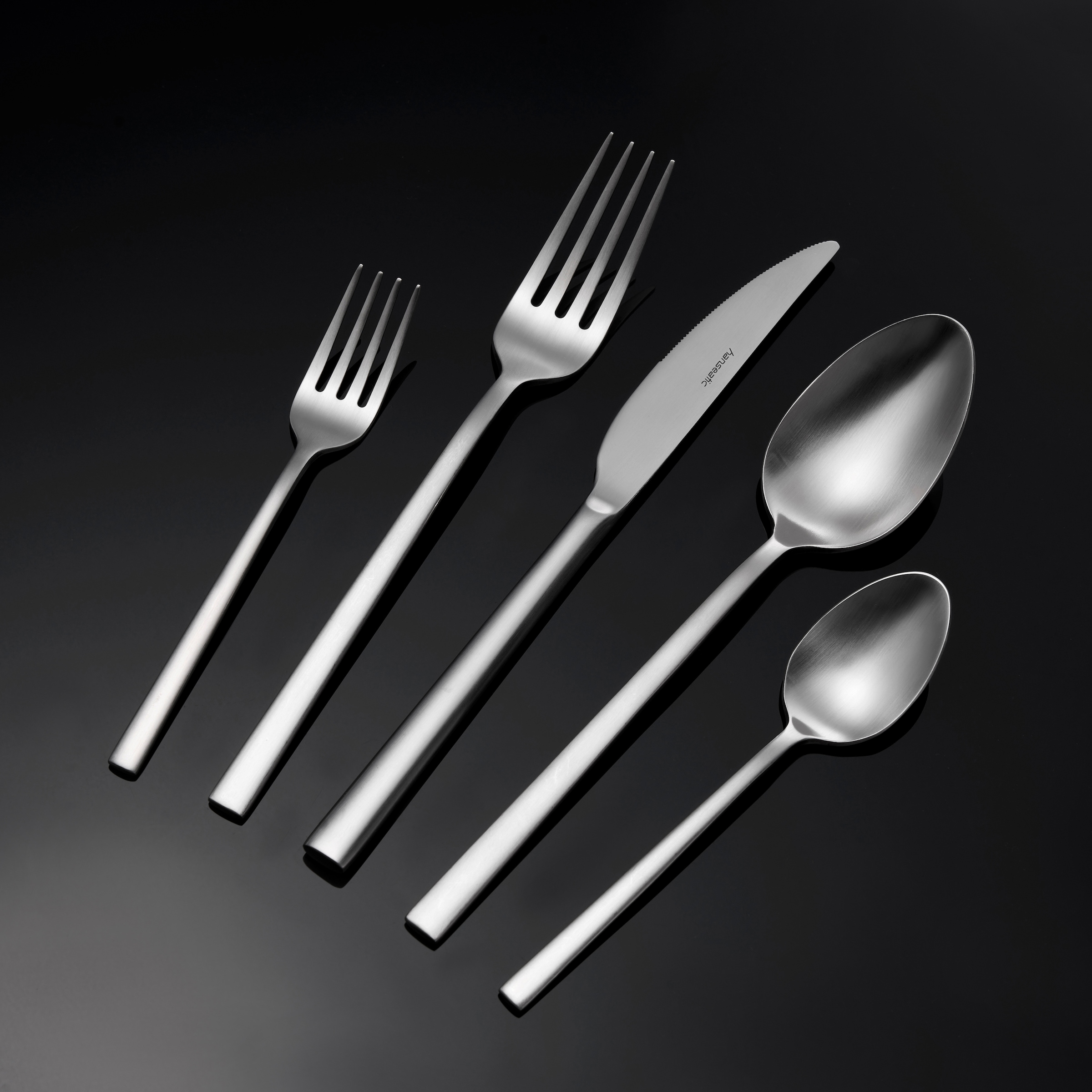 Hanseatic Besteck-Set »SMART, in matter Optik«, (Set, 30 tlg.), leichtes und minimalistisches Design