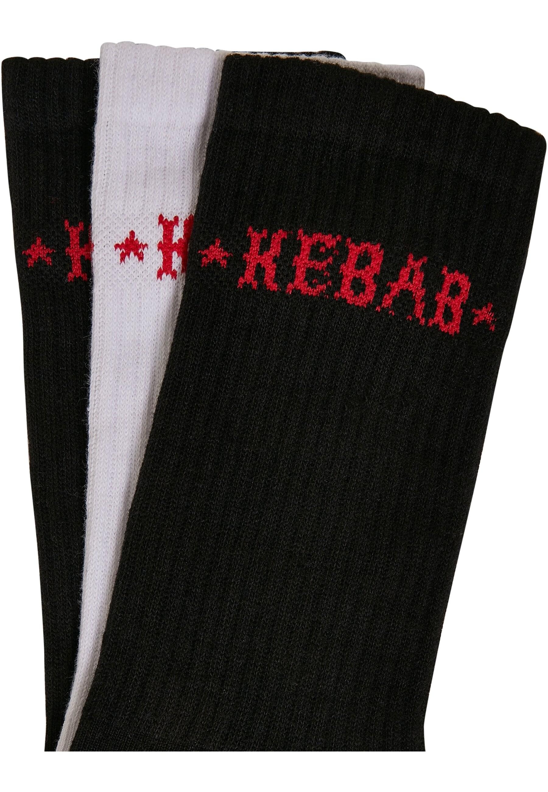 MisterTee Strümpfe »MisterTee Unisex Kebab Socks 3-Pack«, (1 Paar)