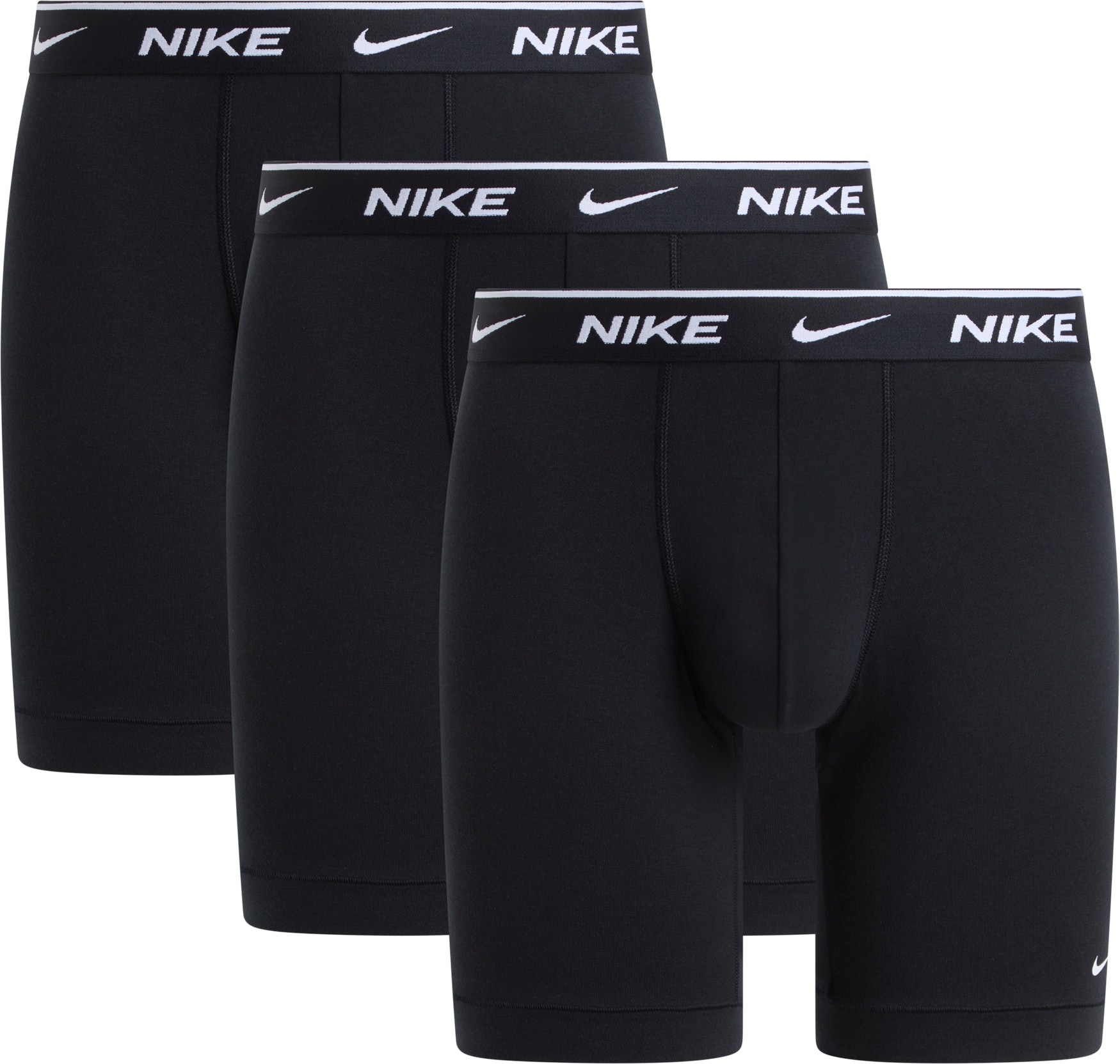 NIKE Underwear Boxer "BOXER BRIEF LONG 3PK" Packung, 3er, 3 Stk. mit Logo-E günstig online kaufen