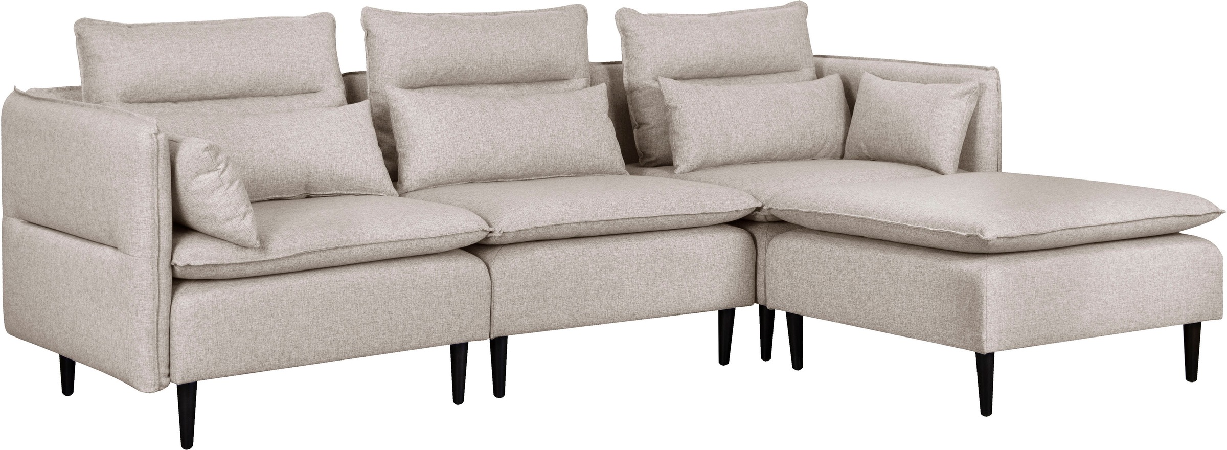 andas Ecksofa »ALVIK L-Form«, zusammengesetzt aus Modulen, erweiterbar mit Modulen der Serie