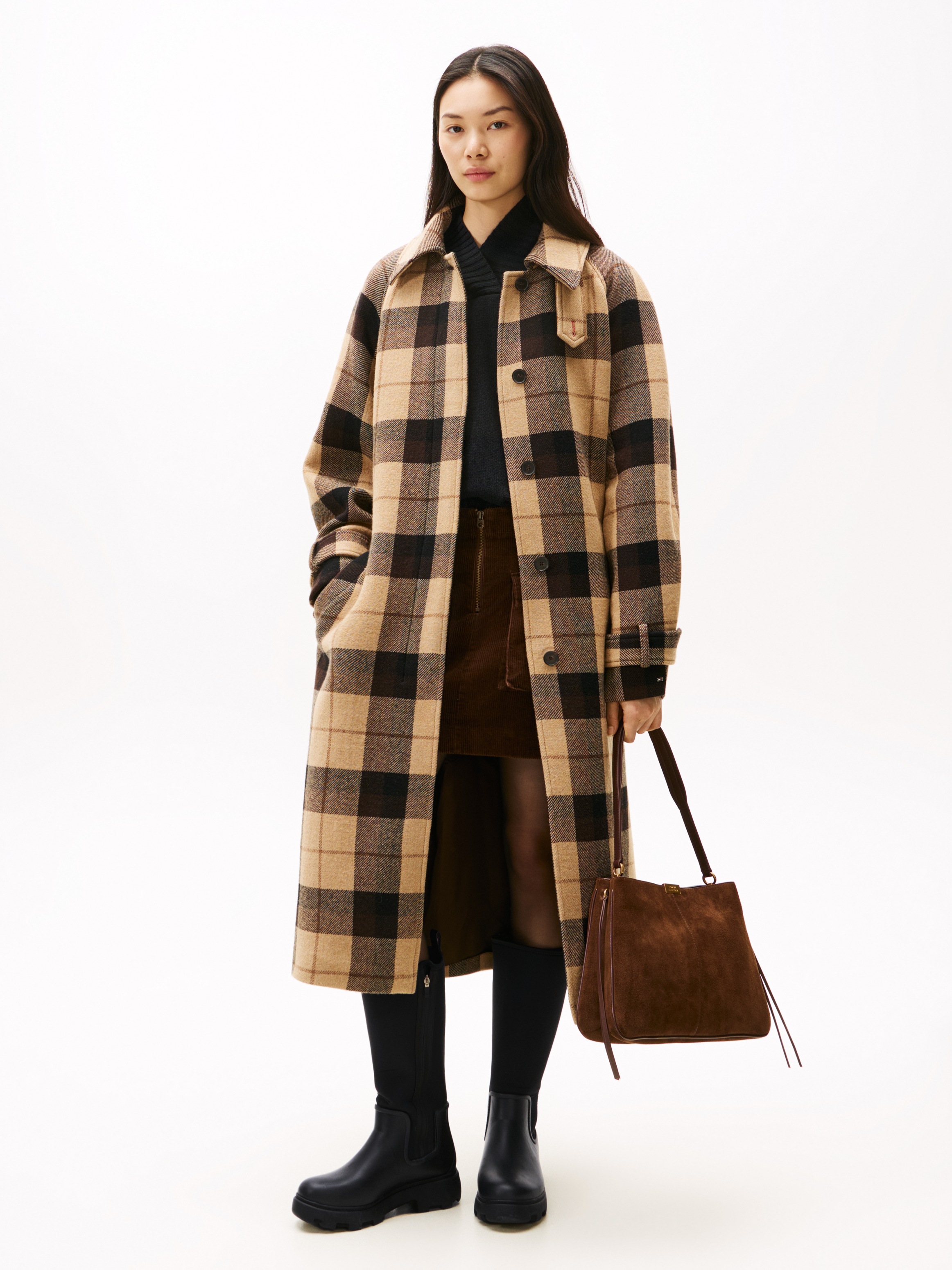 Thumbnail - Tommy Hilfiger Gummistiefel "FLAG LONG RAINBOOT WARM LINING", Blockabsatz, Langschaftstiefel mit elastischem Schaft