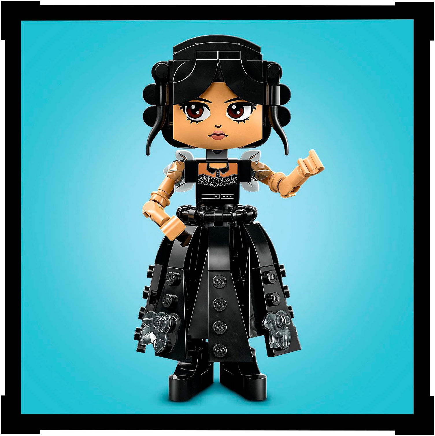 LEGO® Konstruktionsspielsteine »Wednesday Addams Baufigur (76780), LEGO Wednesday«, (702 St.), Made in Europe