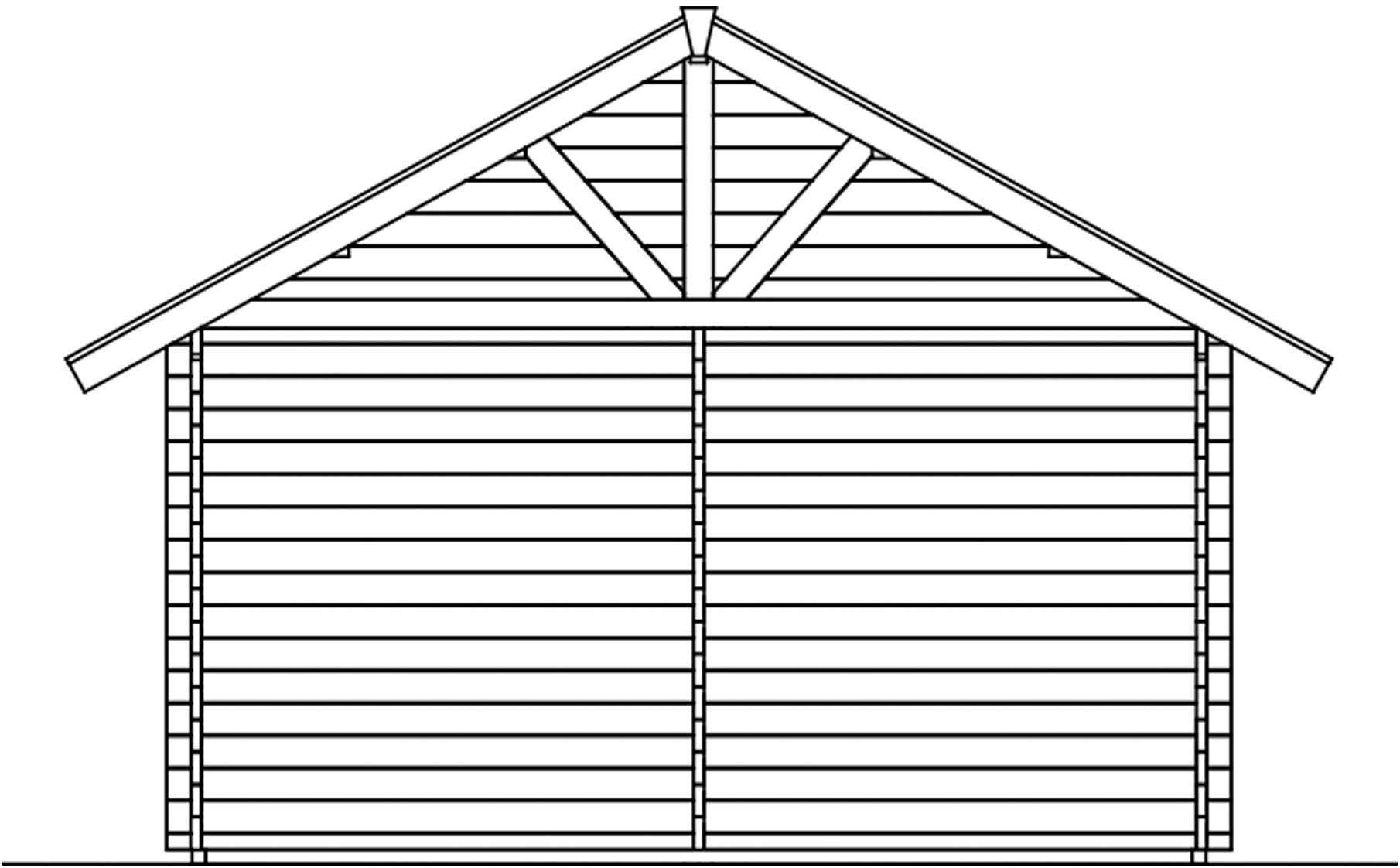 Skanholz Gartenhaus »Bern 4«