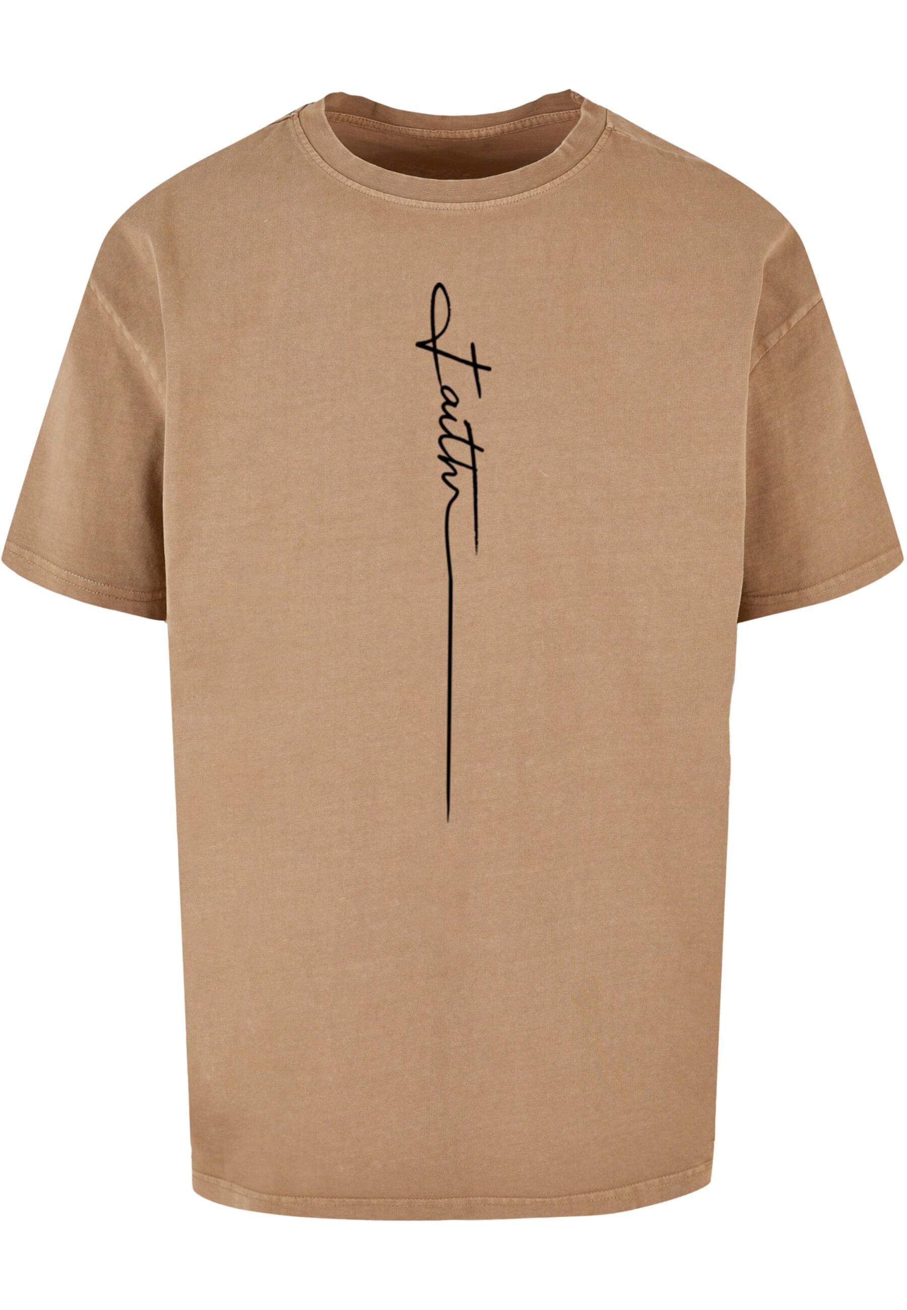 Merchcode T-Shirt "Merchcode Herren Faith Acid Washed Oversized Tee" 1 Stk. günstig online kaufen