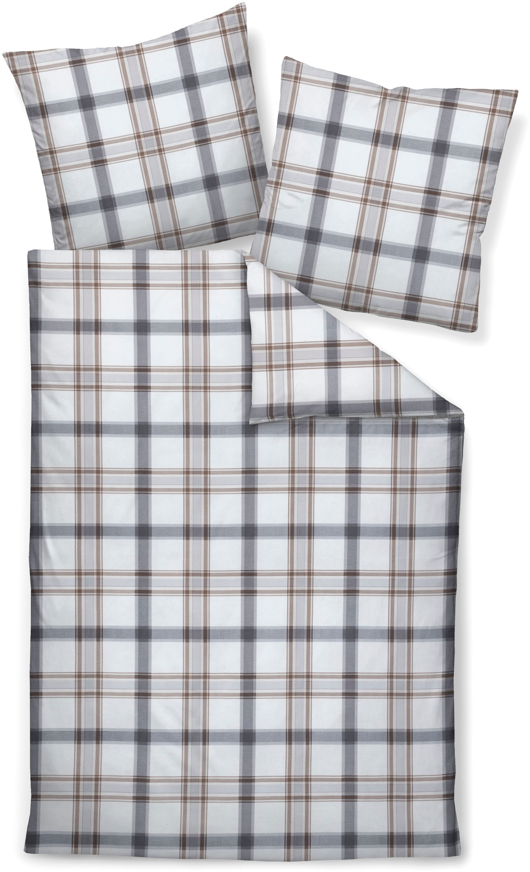 Janine Bettwäsche »Soft-Cotton71002 0«, mit Reissverschluss