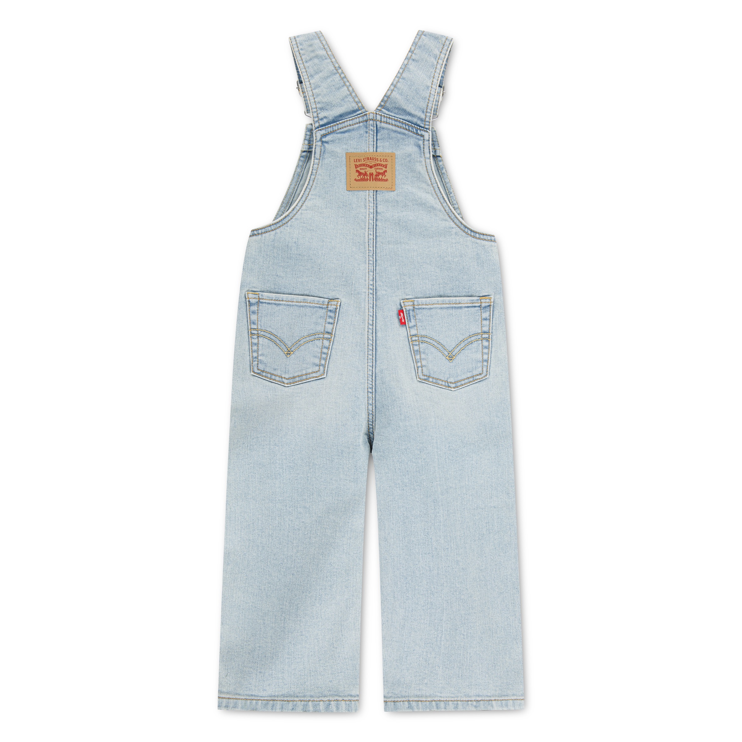 Levi's® Kids Jeanslatzhose »LVN DENIM OVERALL« wickelfreundliche Knopföffnung, Regular Fit