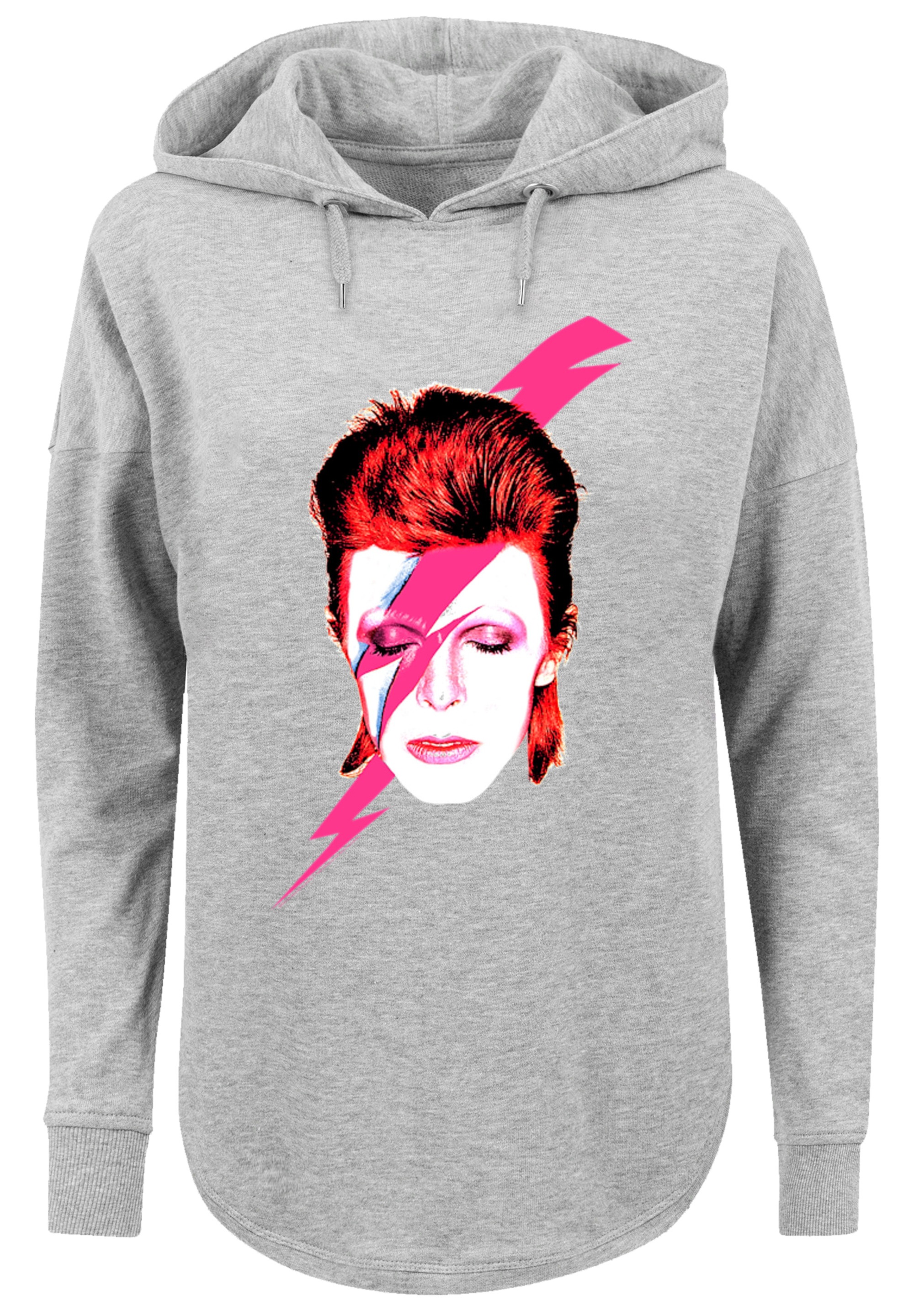 F4NT4STIC Kapuzenpullover "David Bowie Aladdin Sane Lightning Bolt", Print