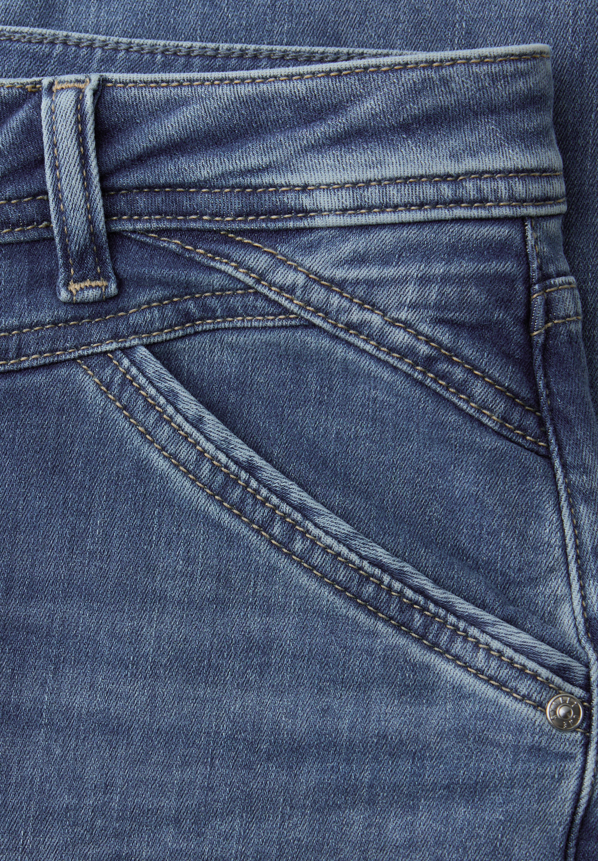 STREET ONE Comfort-fit-Jeans Middle Waist günstig online kaufen