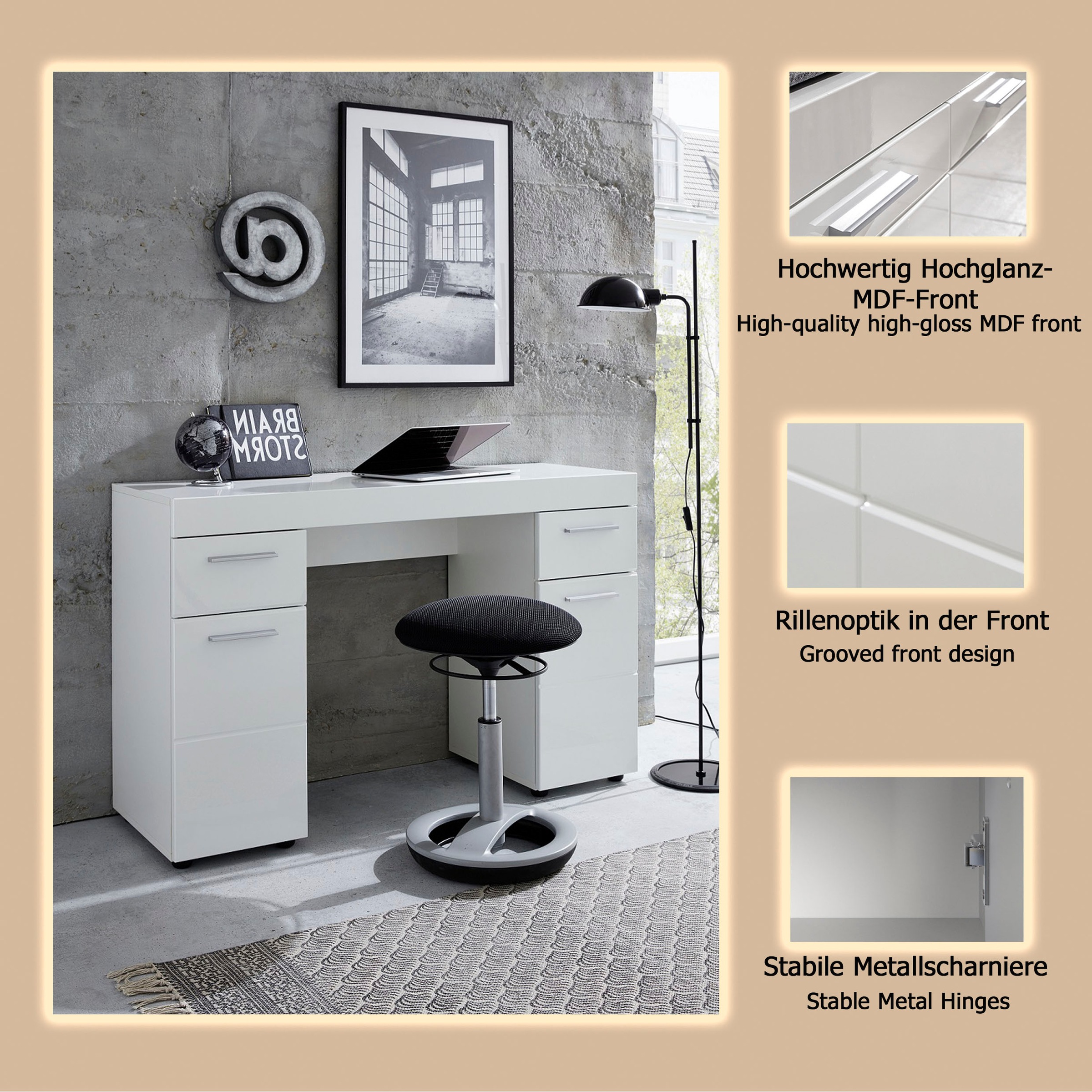 INOSIGN Avena Desk White 3