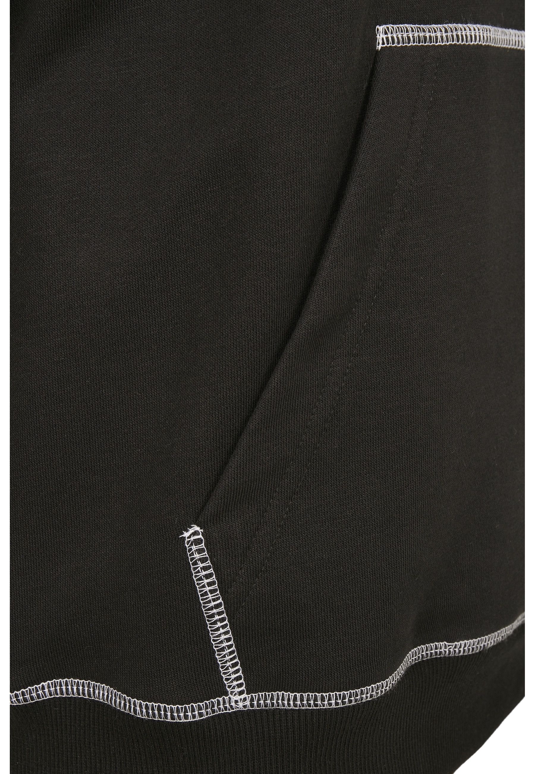 URBAN CLASSICS Rundhalspullover »Urban Classics Herren Contrast Stitching Hoody« 1 Stk.