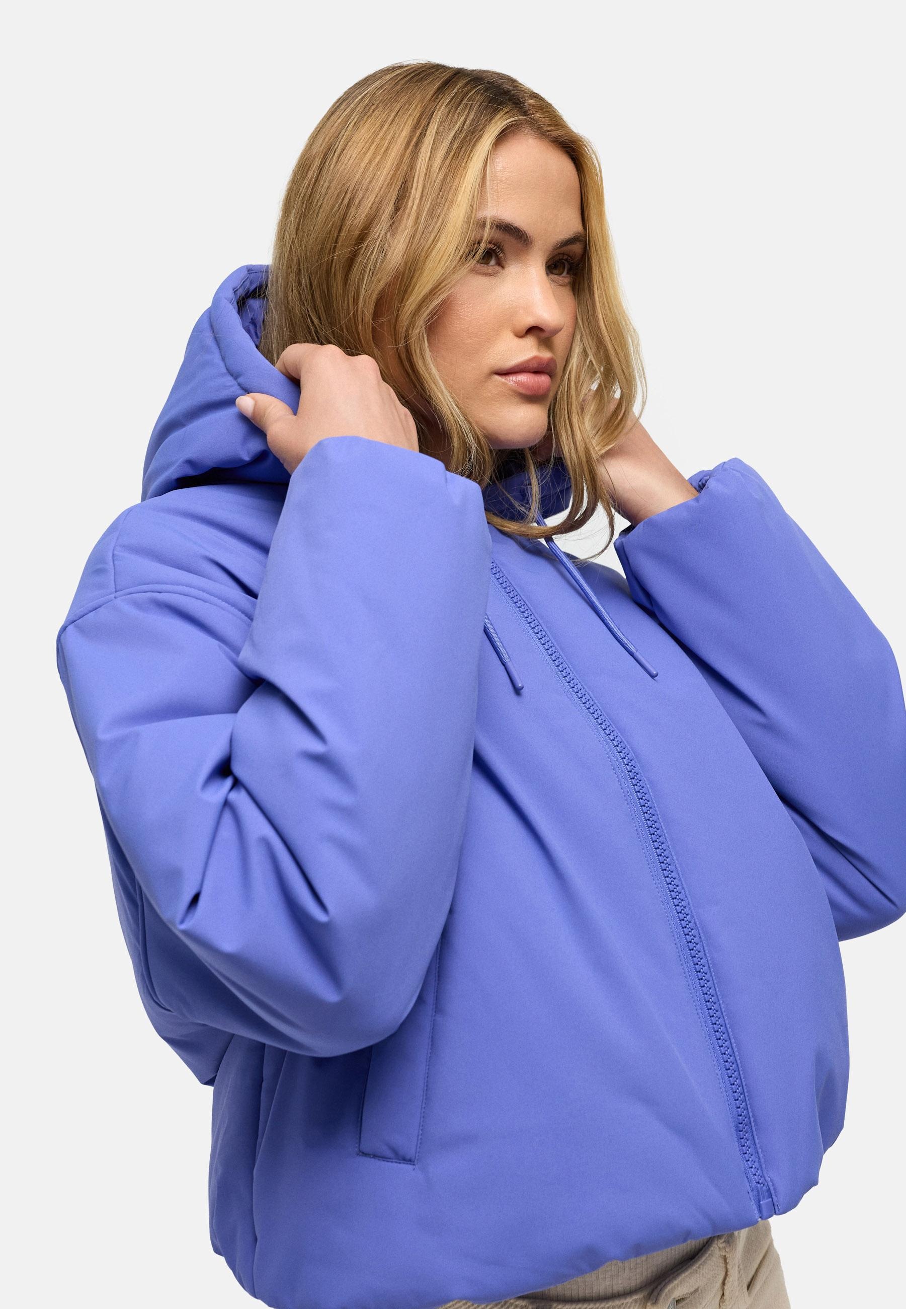 Navahoo Winterjacke »Biscuitaa 14« mit Kapuze Kurze warme Damenjacke