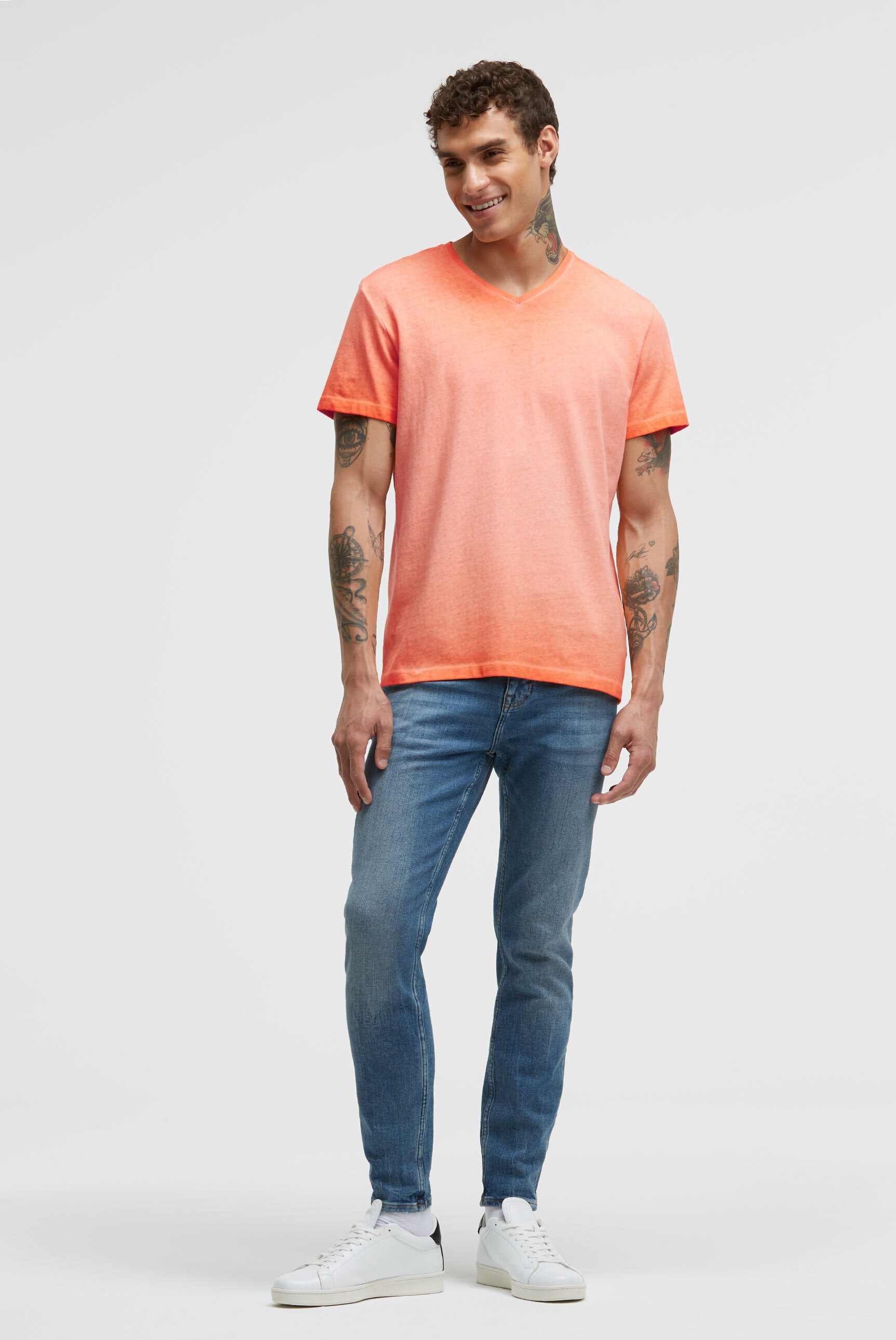 CMPD V-Shirt, aus Baumwolle