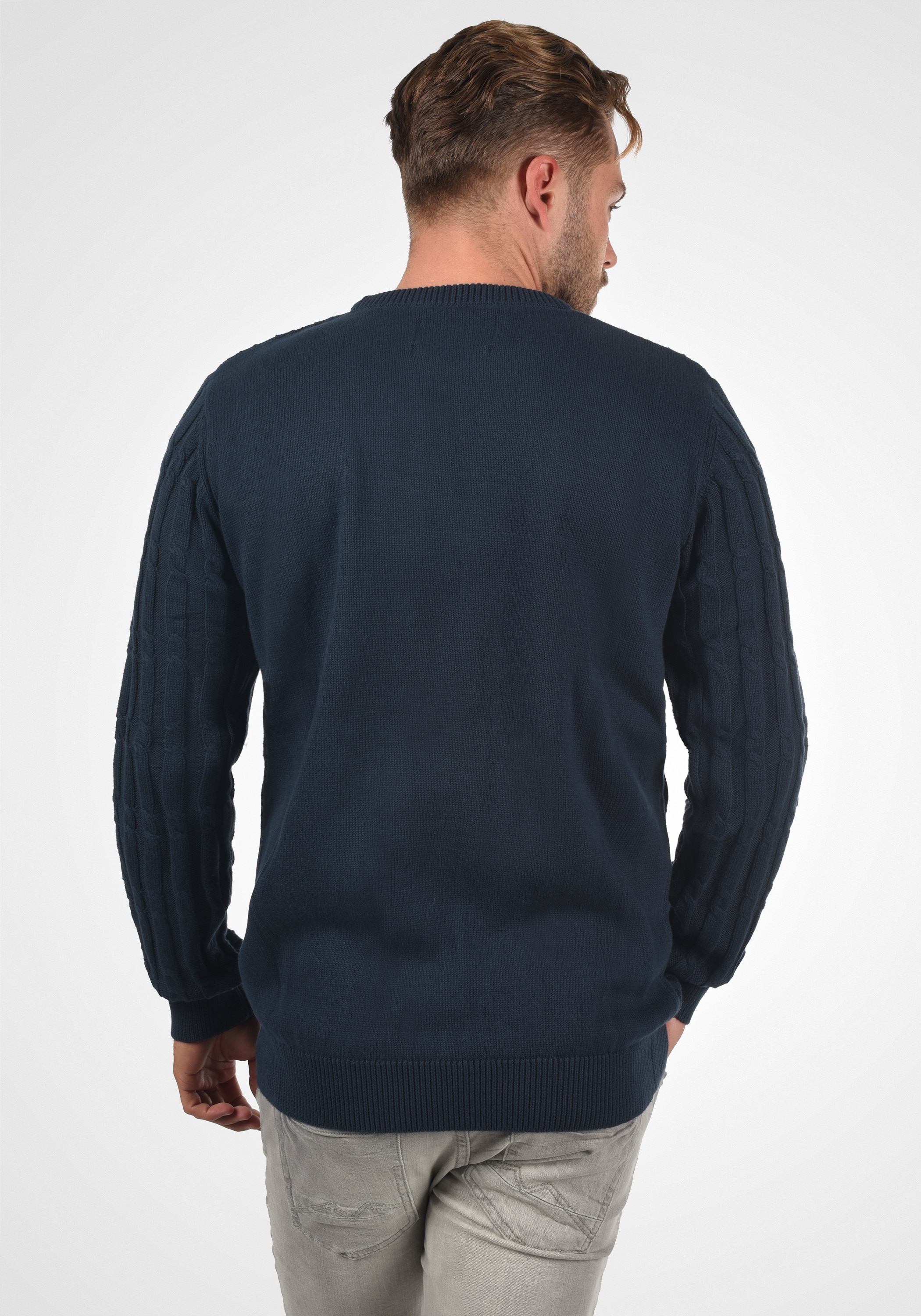Indicode Strickfleece-Pullover »Strickpullover IDPauletta«