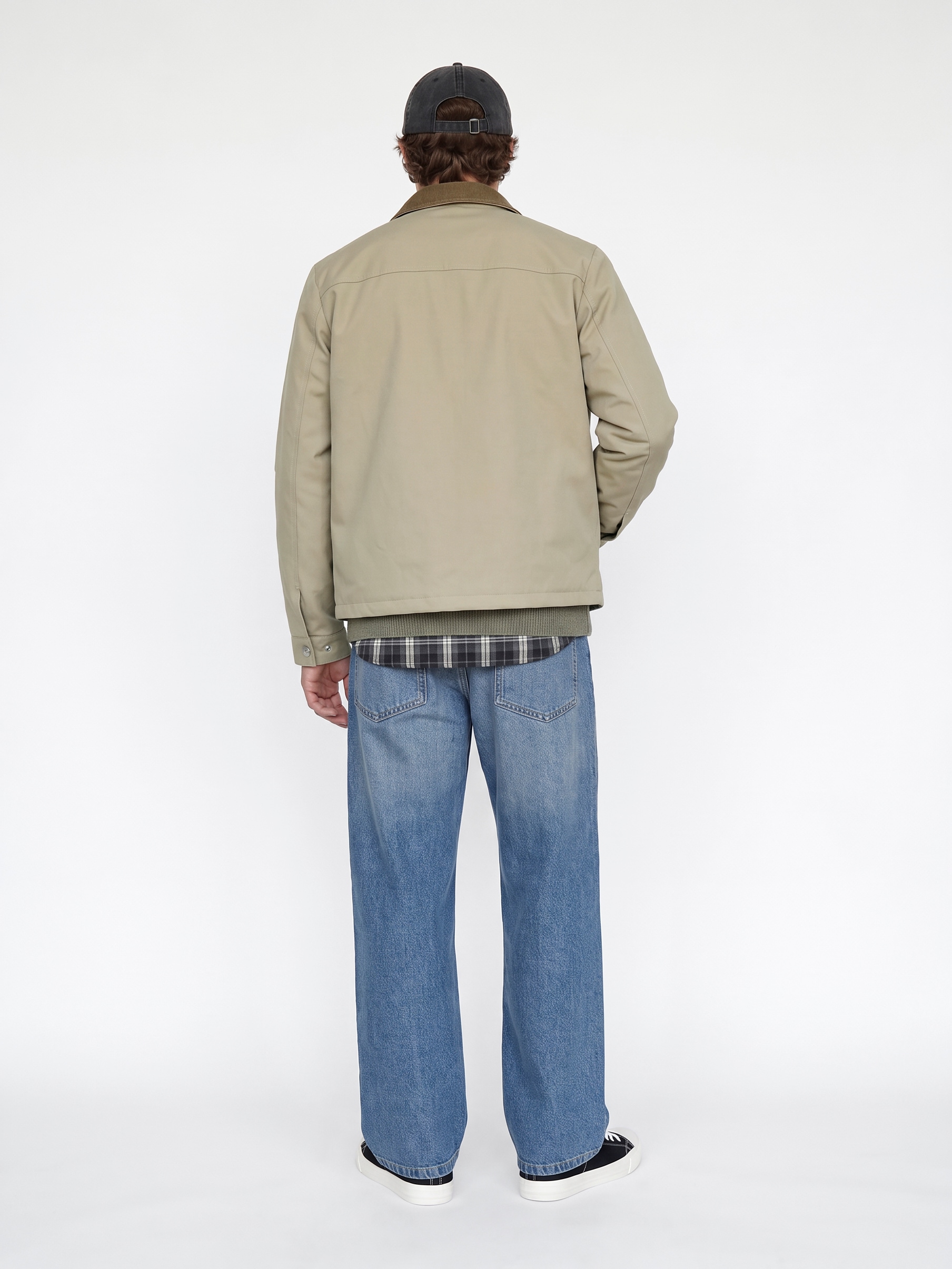 Jack & Jones Fieldjacket »JORNORREBRO PADDED BARN JACKET SN« Kunstfaser, mit Knopfleiste