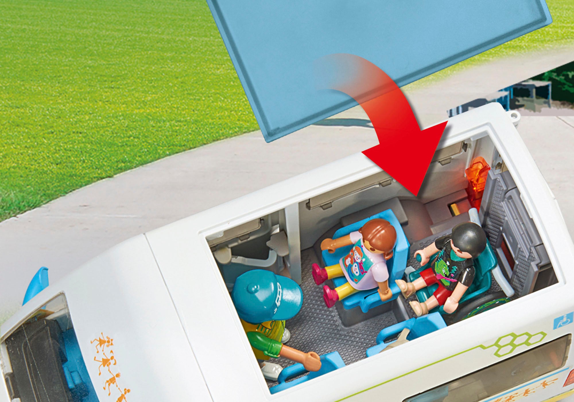 Playmobil® Konstruktions-Spielset »Schulbus (71329), My City Life«, (53 St.), Made in Europe