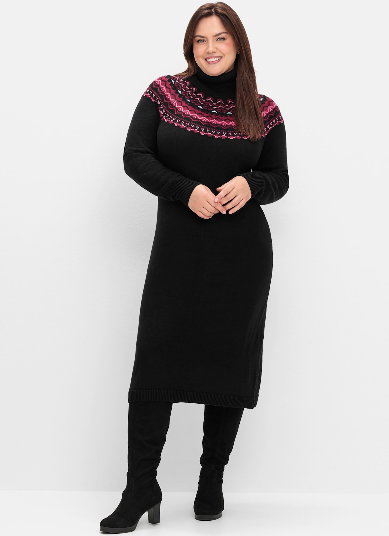 Sheego Strickkleid "Strickkleid" günstig online kaufen