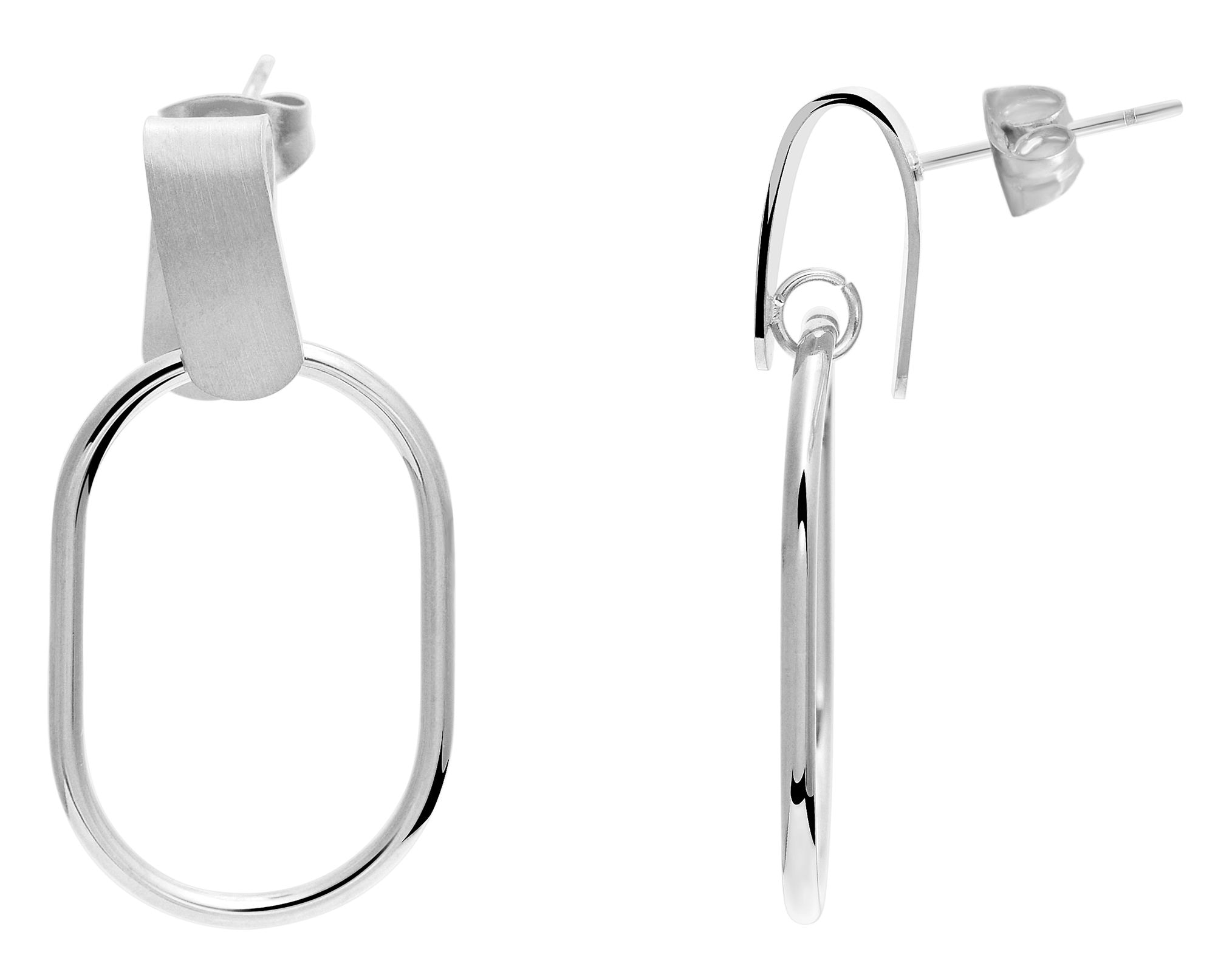 Adelia´s Paar Ohrhänger "Damen Ohrringe – Ohrstecker aus Edelstahl" Eine sc günstig online kaufen