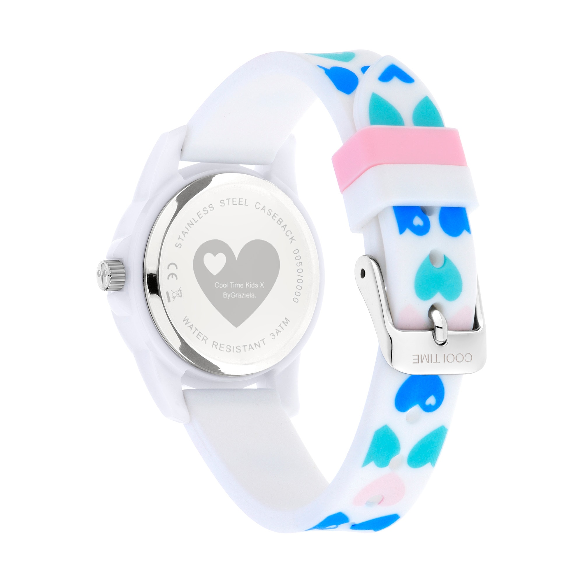 COOL TIME Quarzuhr »CT x by Graziela« Armbanduhr, Silikonarmband, Kinderuhr, Mädchen, analog