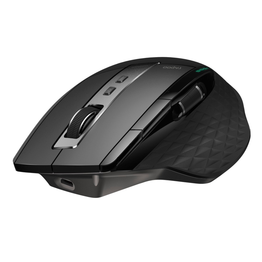 Rapoo ergonomische Maus »MT750S, kabellose Multi-Mode-Maus, 3200 DPI«, Bluetooth