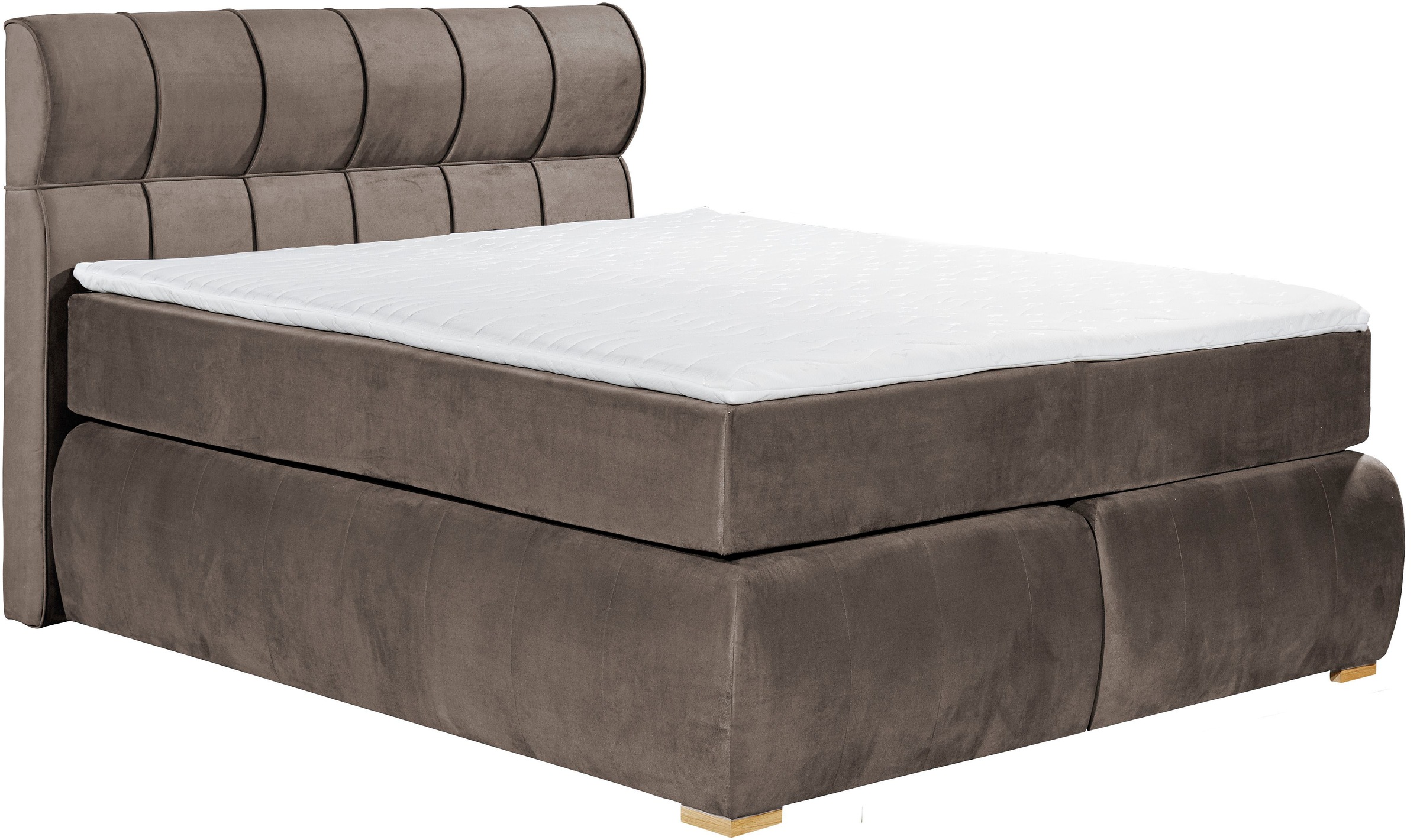 Places of Style Boxspringbett »Felicia«, in H4, inkl. Topper und Bettkasten