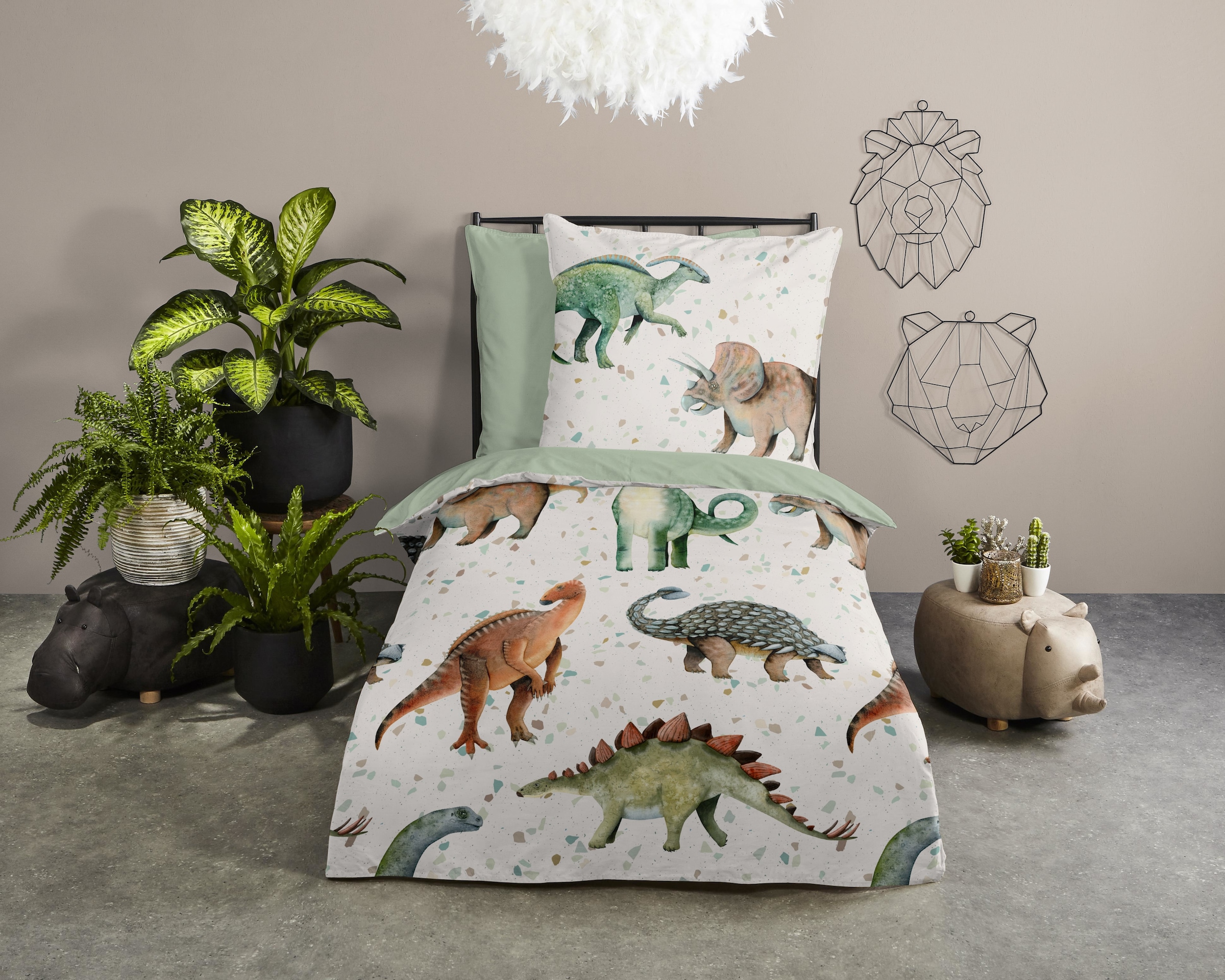 PURE luxury collection Kinderbettwäsche "Jura" 2 Stk. Mikrofaser, 135x200, günstig online kaufen