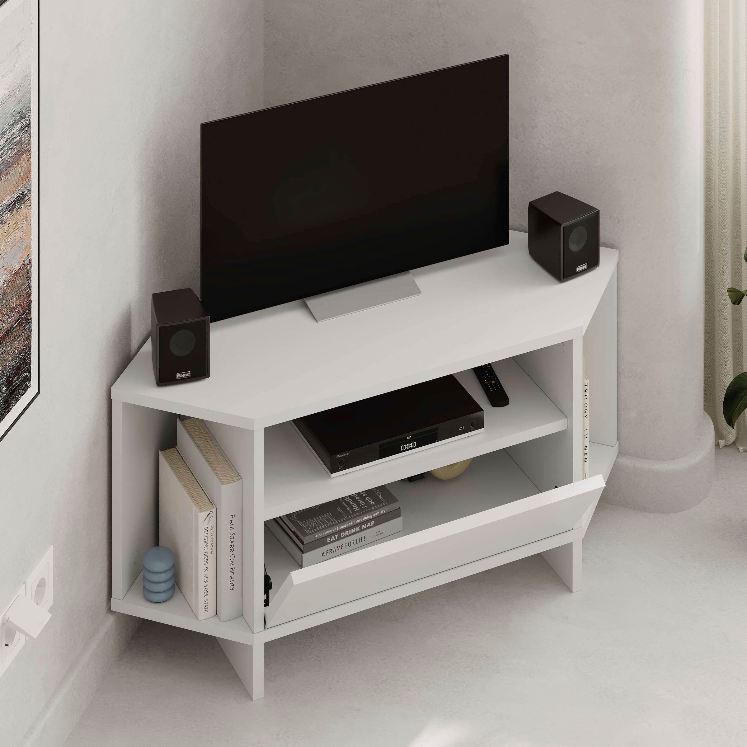 Decortie TV-Schrank »Viva TV Schrank«, (Packung), Einfache Montage, Naturfreundlich, Platzsparend