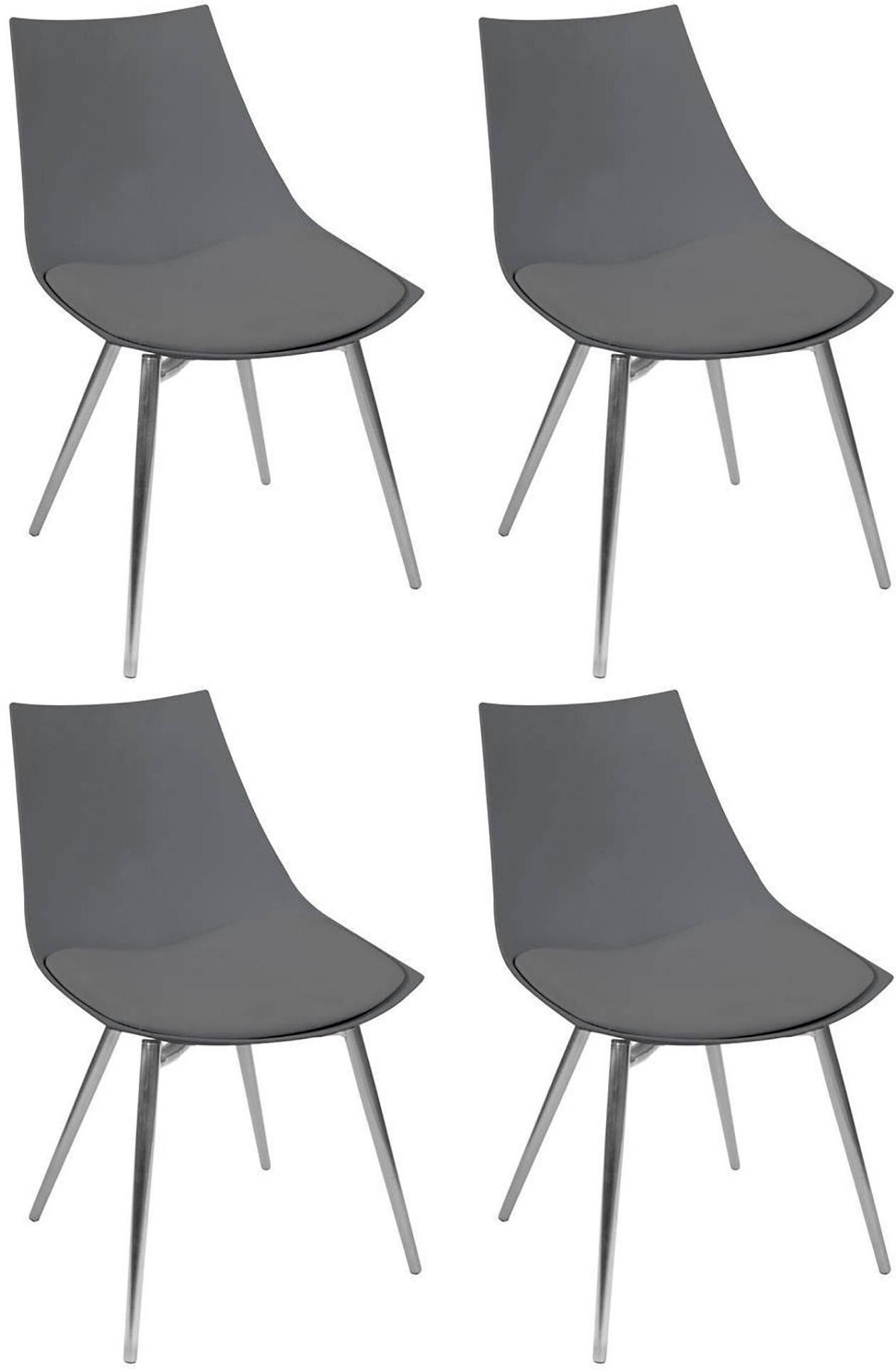 Kayoom Stuhl "Dakota 110 4er-Set, Kunstleder-Bezug, Sitzfläche aus Schaumst günstig online kaufen