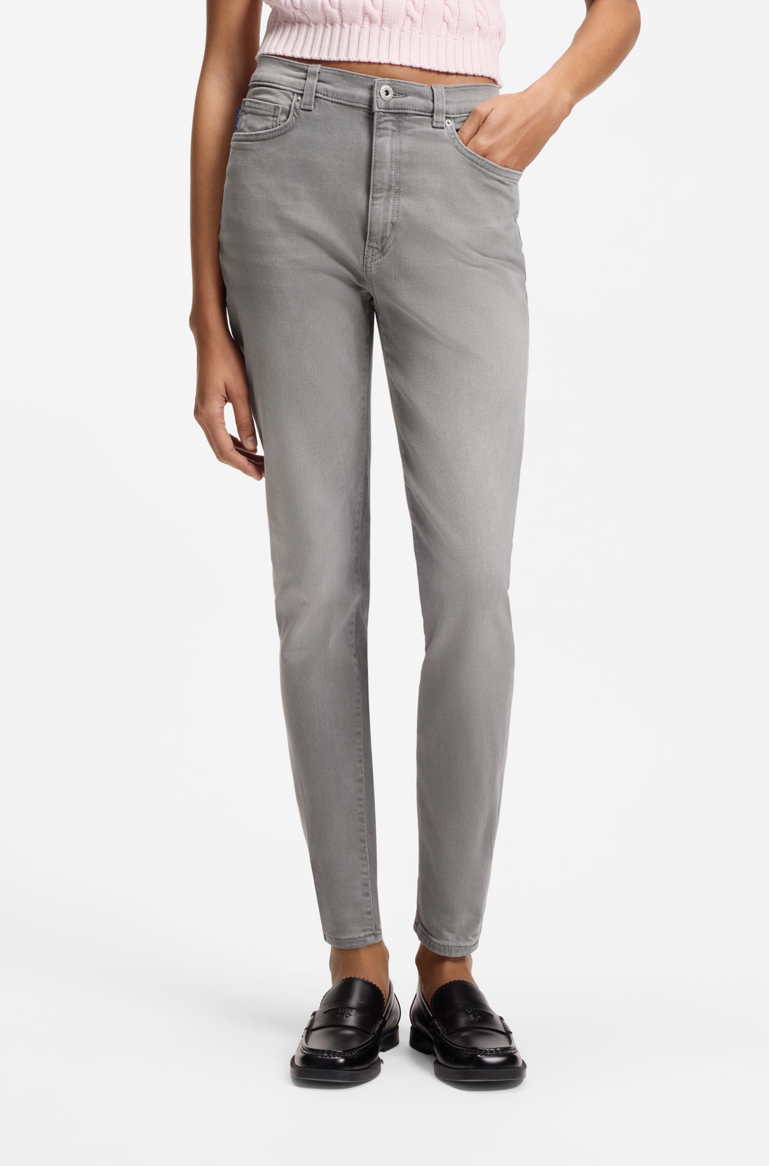 HUGO Skinny-fit-Jeans "Malu" Skinny Fit mit mittlerer Leibhöhe