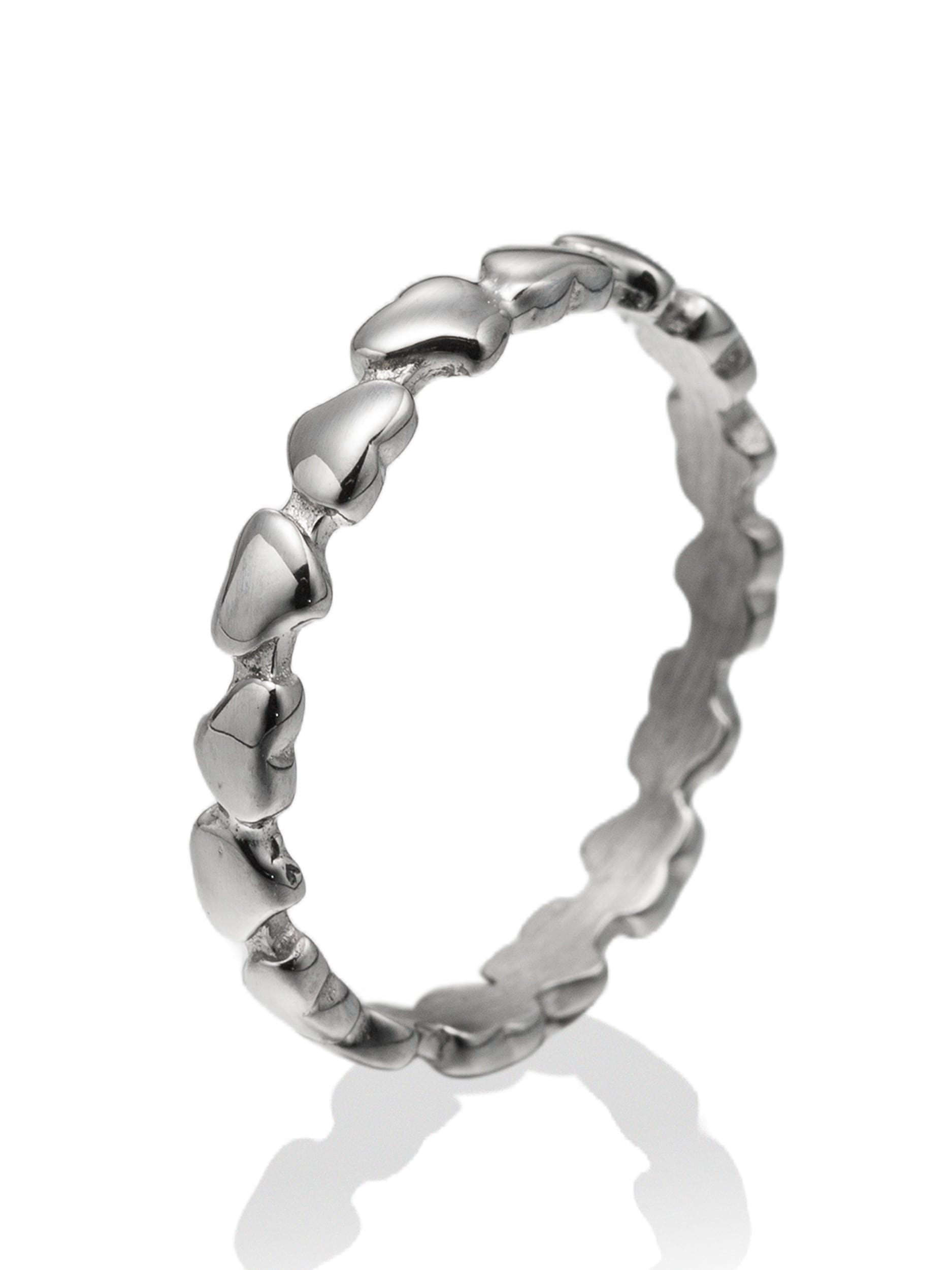 Fingerring "Schmuck Geschenk Edelstahl Damenring Ring Herz" Gr. 54, silberfarben, ANISTON JEWELRY & WATCHES, Fingerringe, Damen, 54, Edelstahl, 3mm, Fingerring, Made in Germany