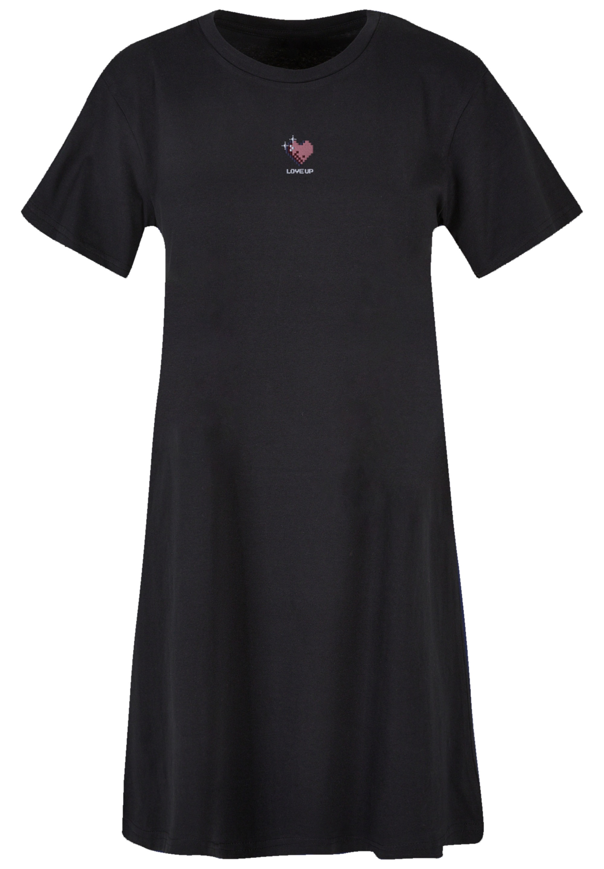 F4NT4STIC Shirtkleid "Pixel Heart Bestickt", Premium Qualität günstig online kaufen