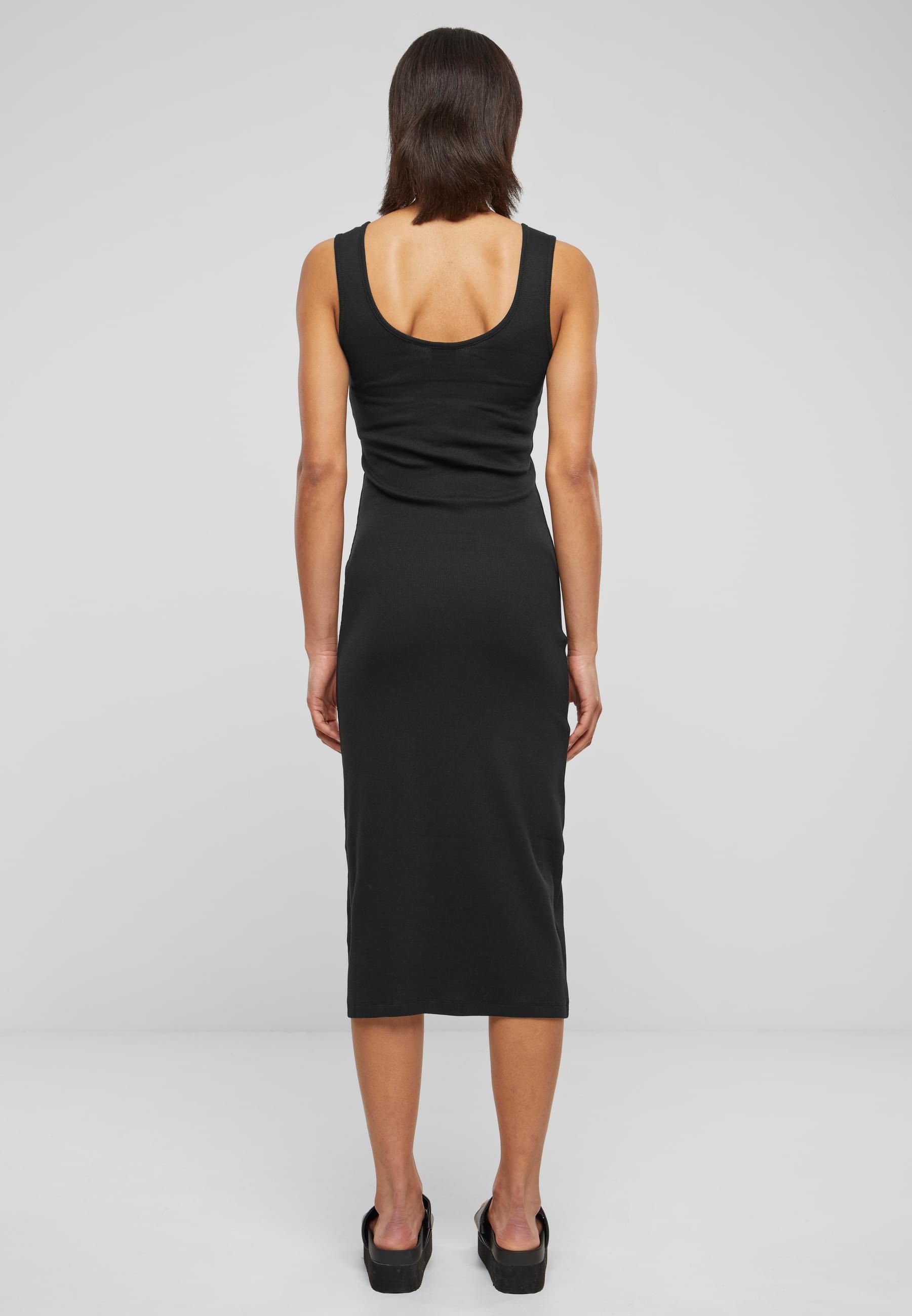 URBAN CLASSICS Shirtkleid »Urban Classics Damen Ladies Rib Top Dress«, (1 tlg.)