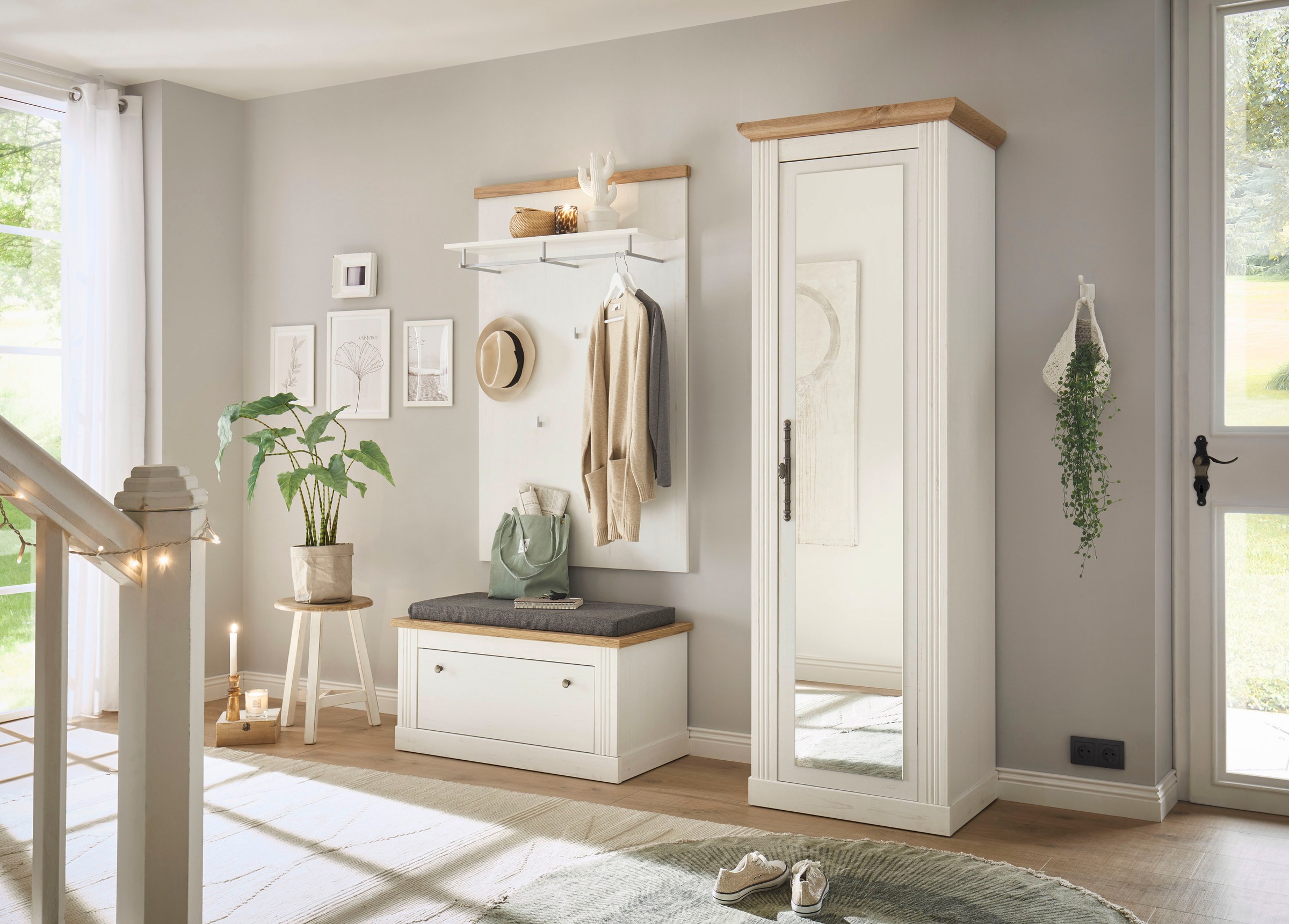 OTTO home Garderoben-Set "WESTMINSTER BESTSELLER" Schuhbank, Wandpaneel, Ga günstig online kaufen