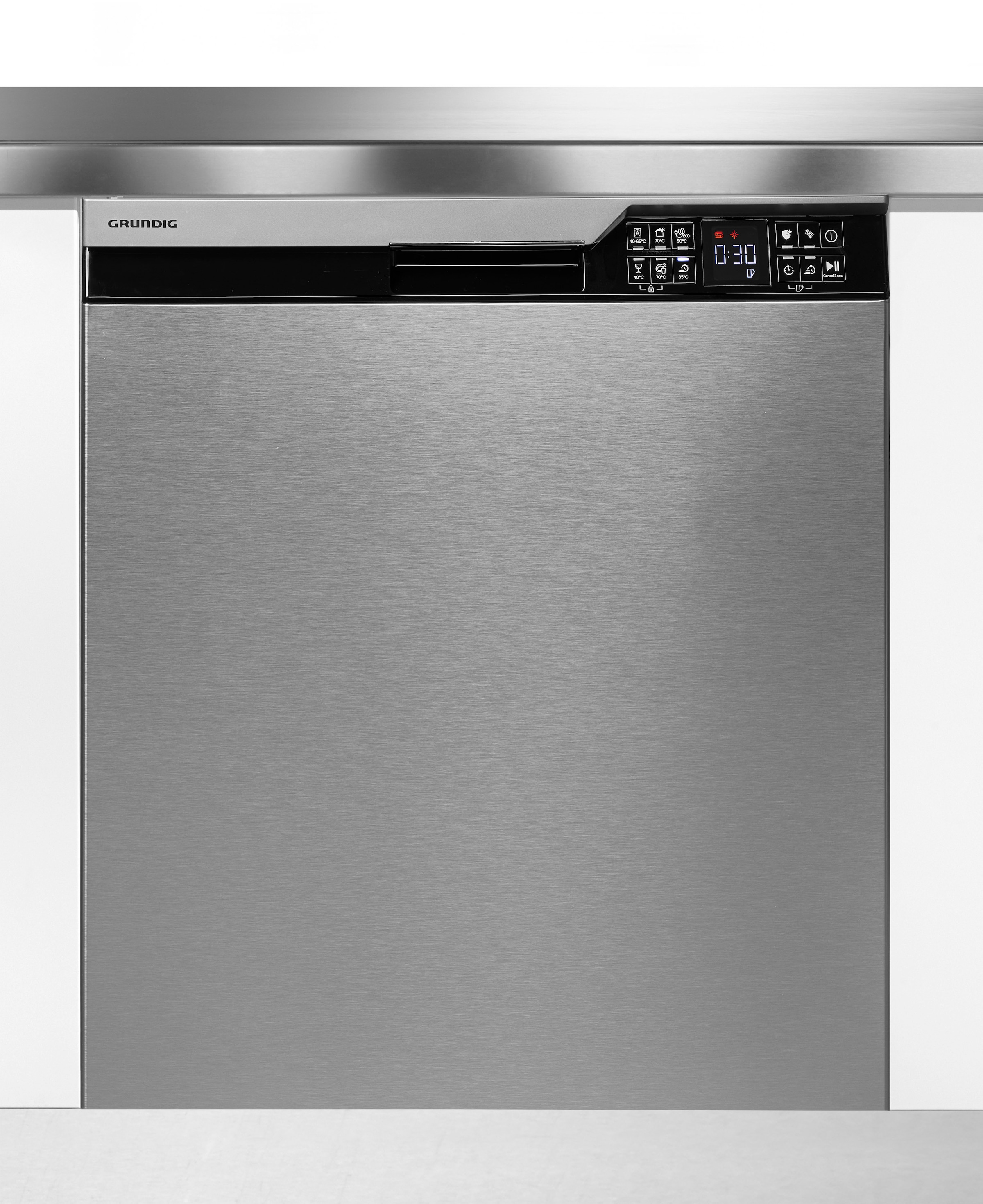 Grundig Unterbaugeschirrspüler »GNUP4420X 7628791677«, 15 Maßgedecke, CornerWash