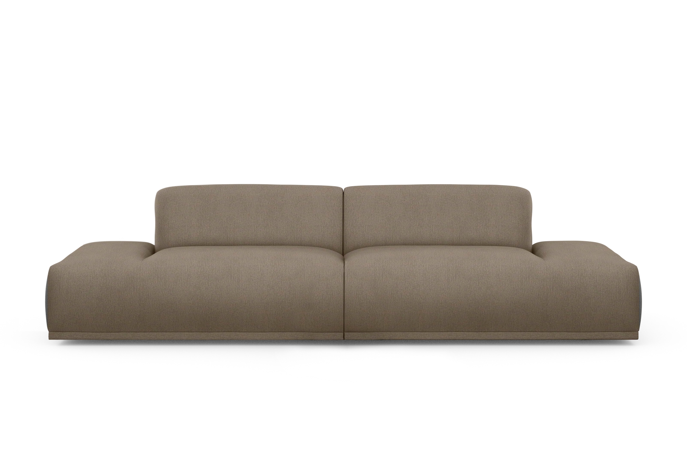 TRENDMANUFAKTUR Big-Sofa »Braga, toller Sitzkomfort, Designsofa«, in moderner Optik, mit hochwertigem Kaltschaum