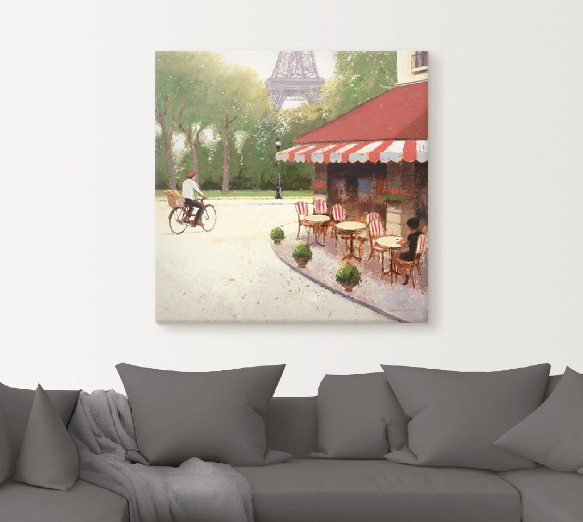 Thumbnail - Artland Wandbild "Café du Martin III", Europa, (1 St.), als Leinwandbild, Poster in verschied. Größen