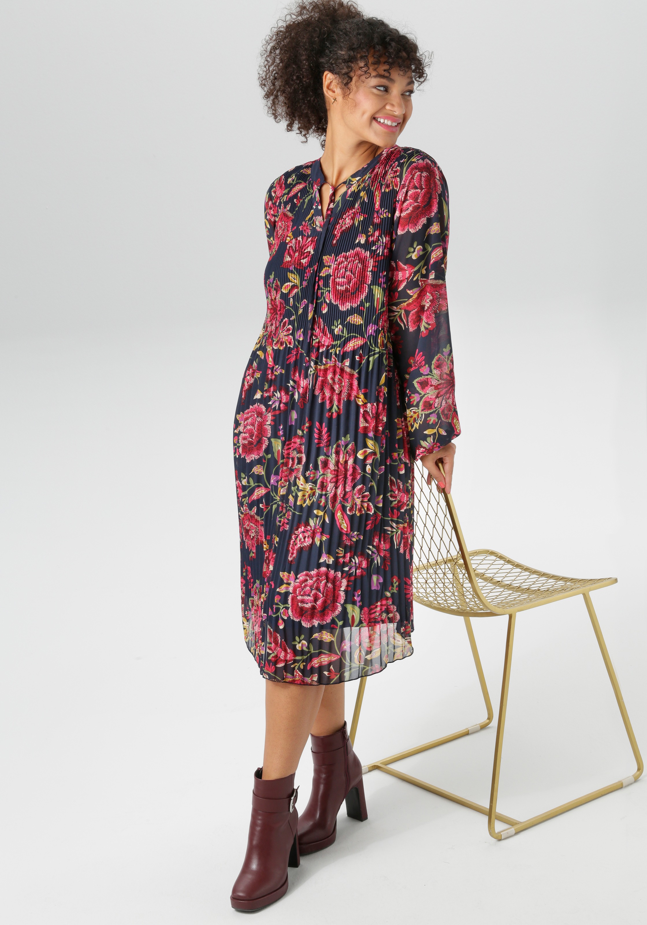 Aniston PLUS Sommerkleid, in Alloverprint - NEUE KOLLEKTION